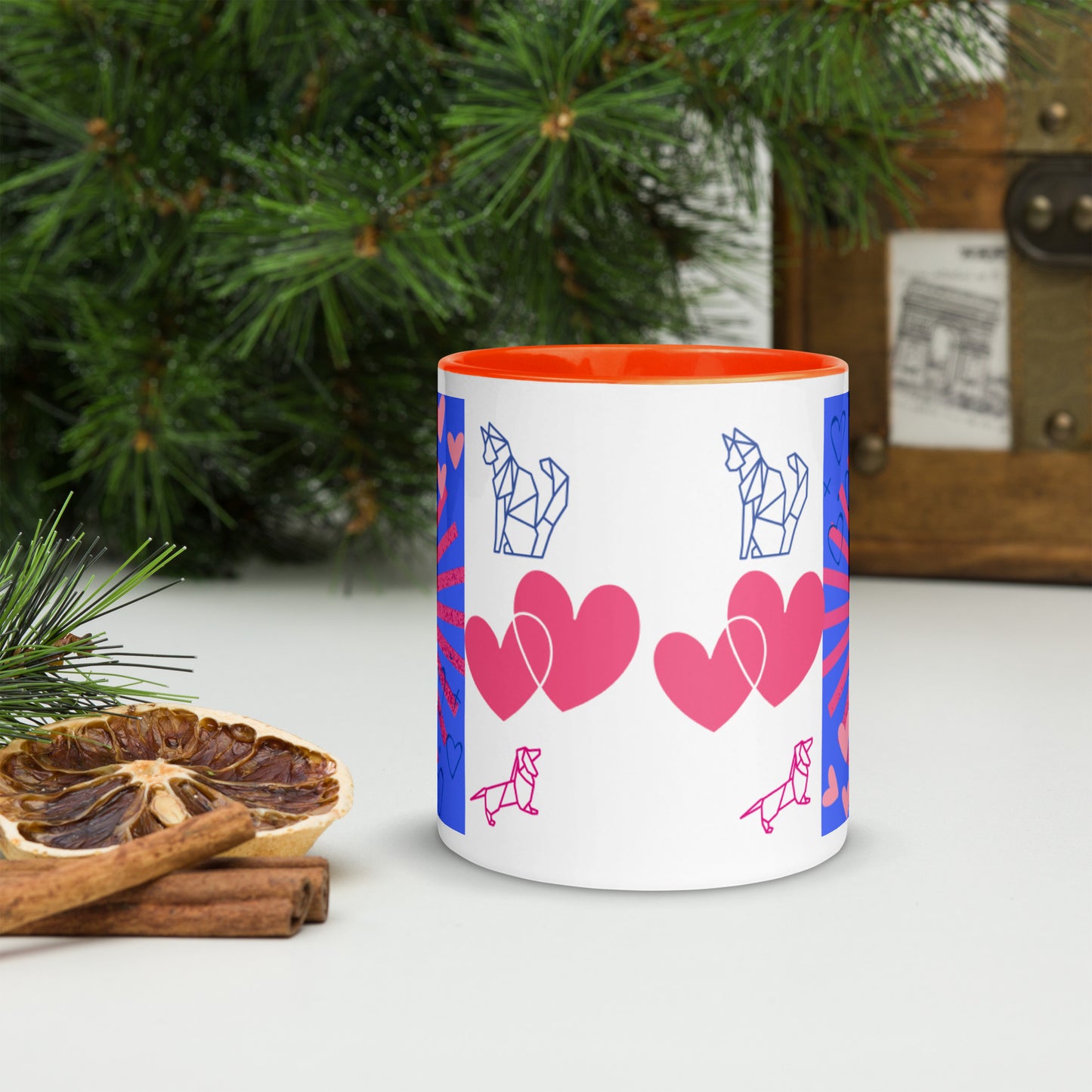 Mug *C* à Intérieur Coloré