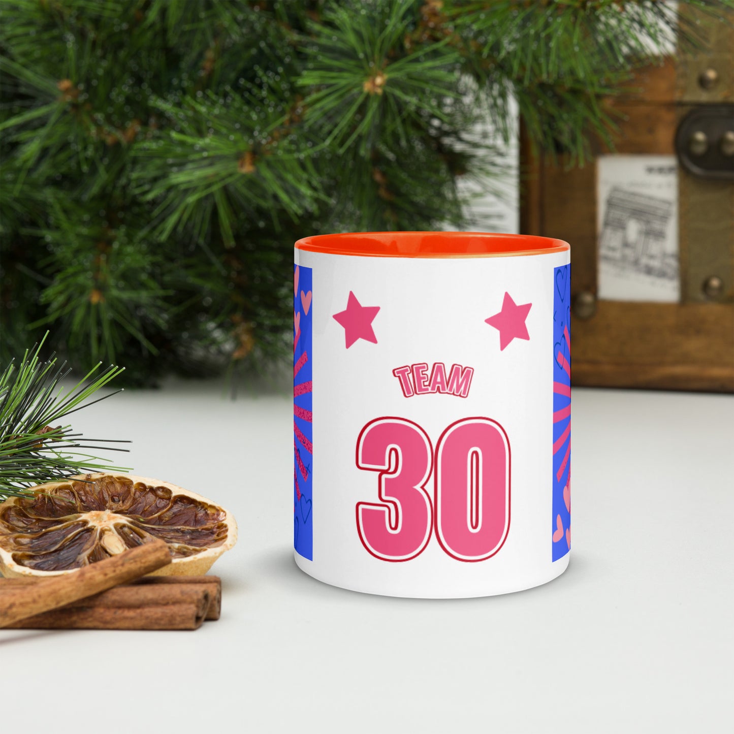 Mug *A* à Intérieur Coloré