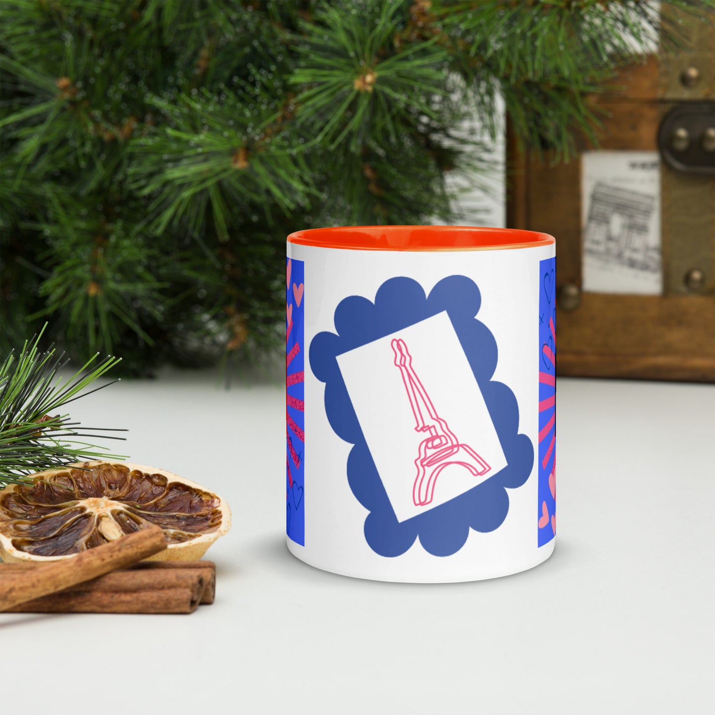 Mug *FRANCE* à Intérieur Coloré