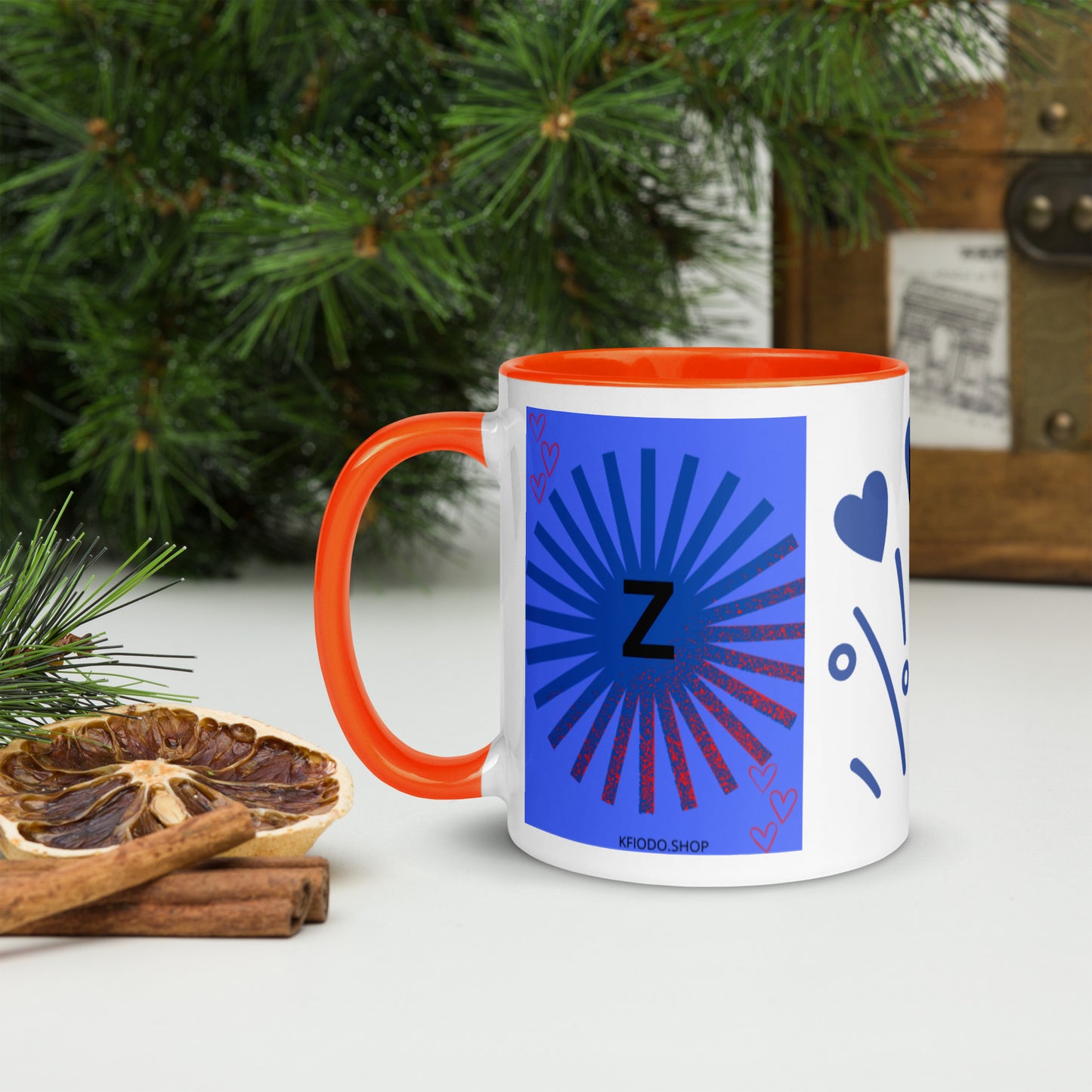 Mug *Z à Intérieur Coloré