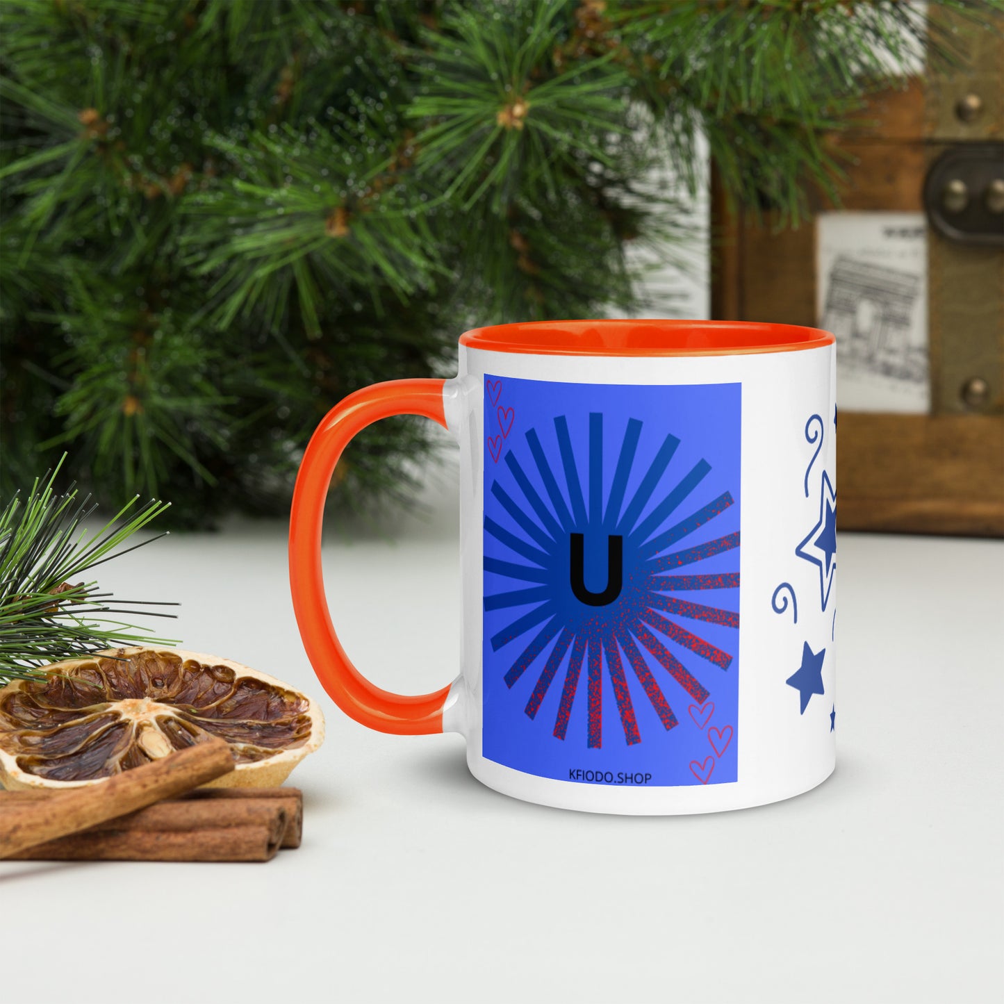 Mug *U à Intérieur Coloré