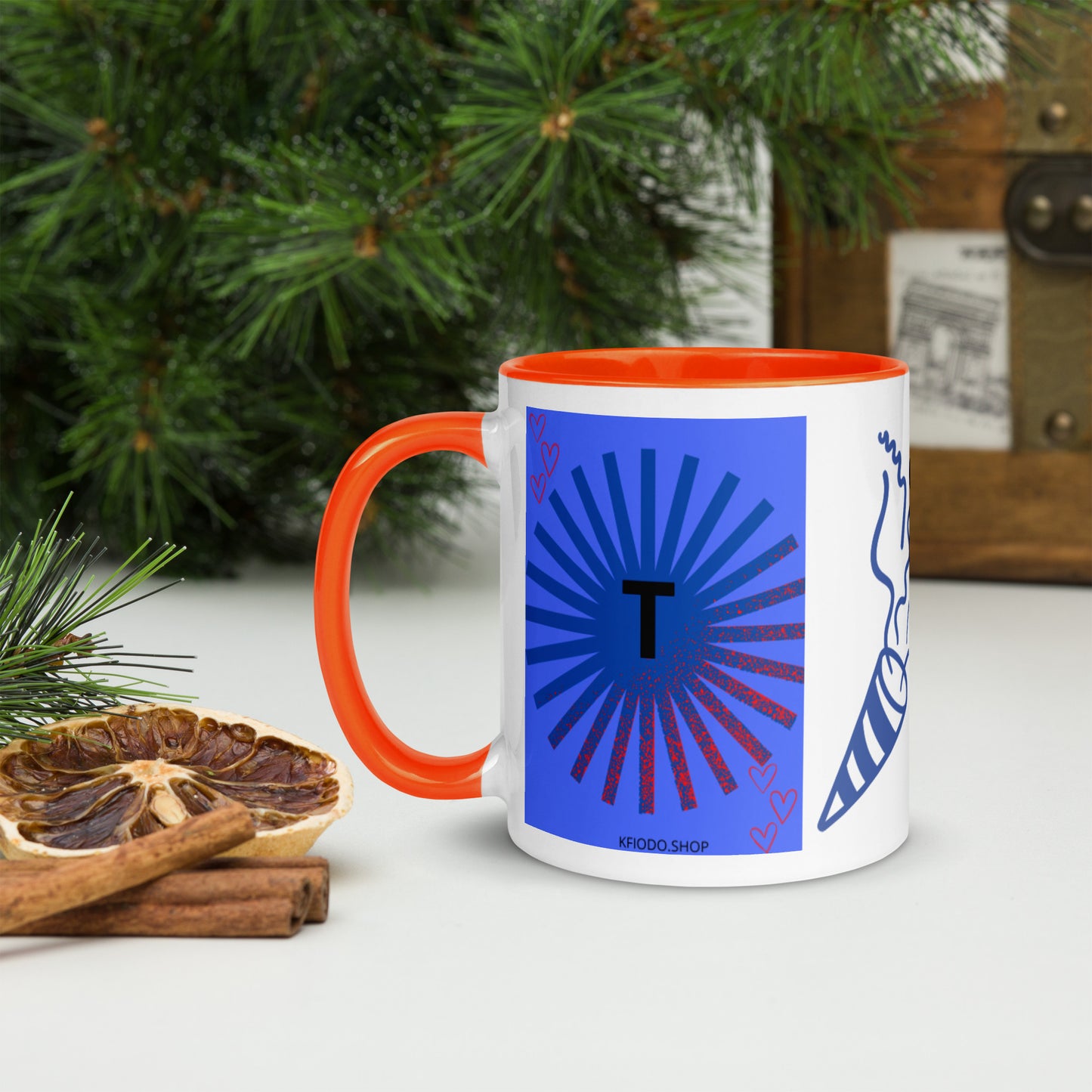 Mug *T à Intérieur Coloré