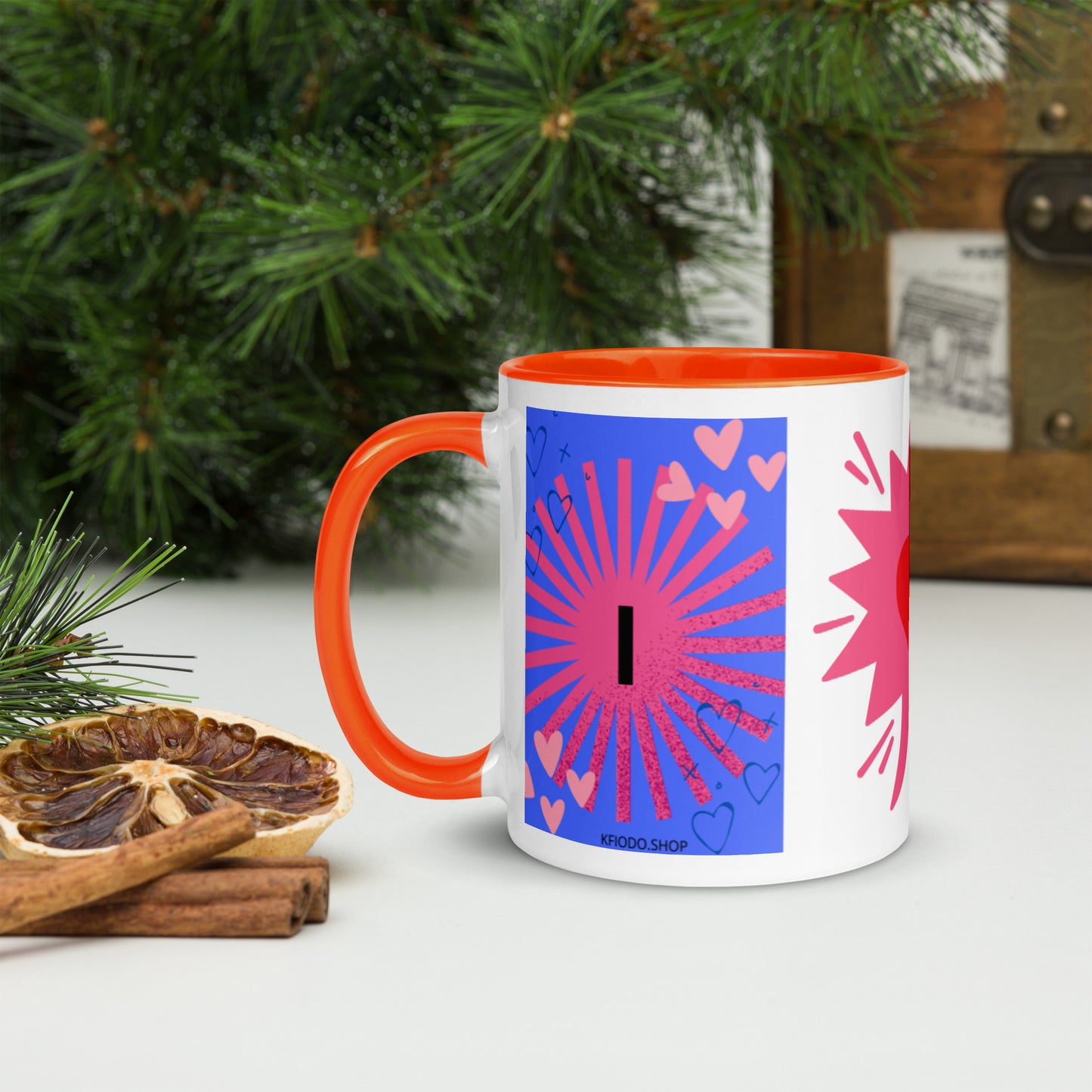 Mug *I* à Intérieur Coloré