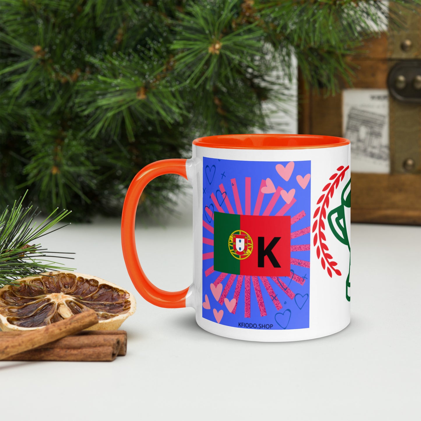 Mug *PORTUGAL* à Intérieur Coloré