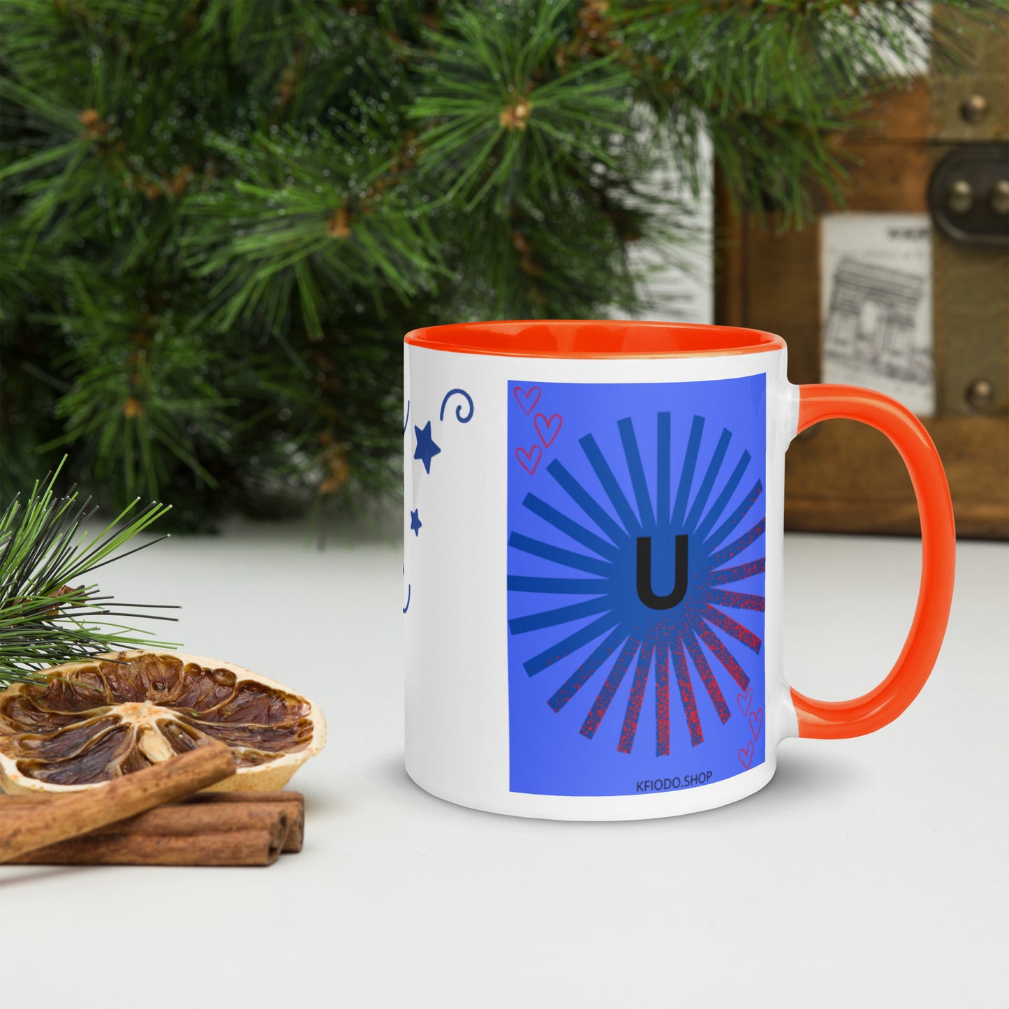 Mug *U à Intérieur Coloré