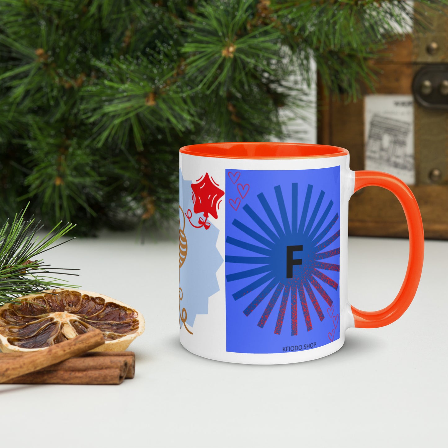 Mug *F à Intérieur Coloré