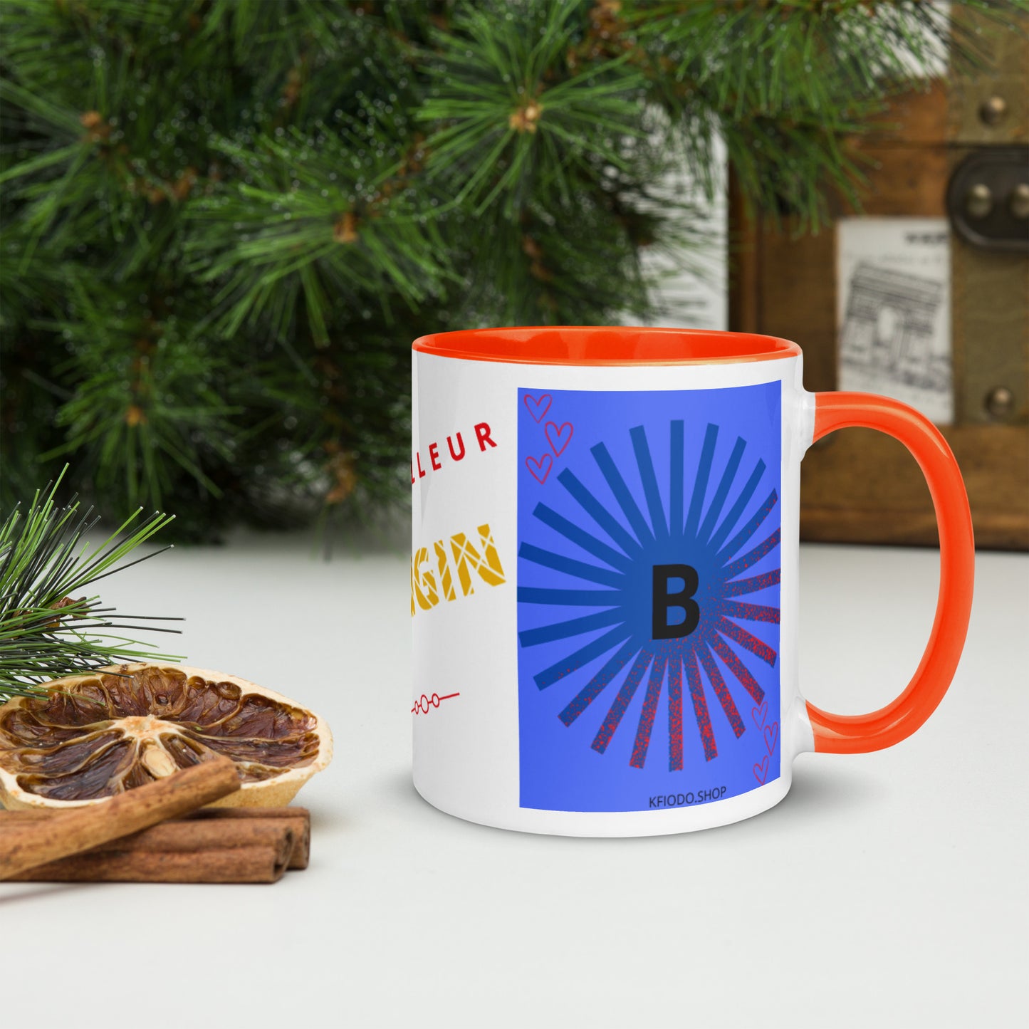 Mug *B à Intérieur Coloré