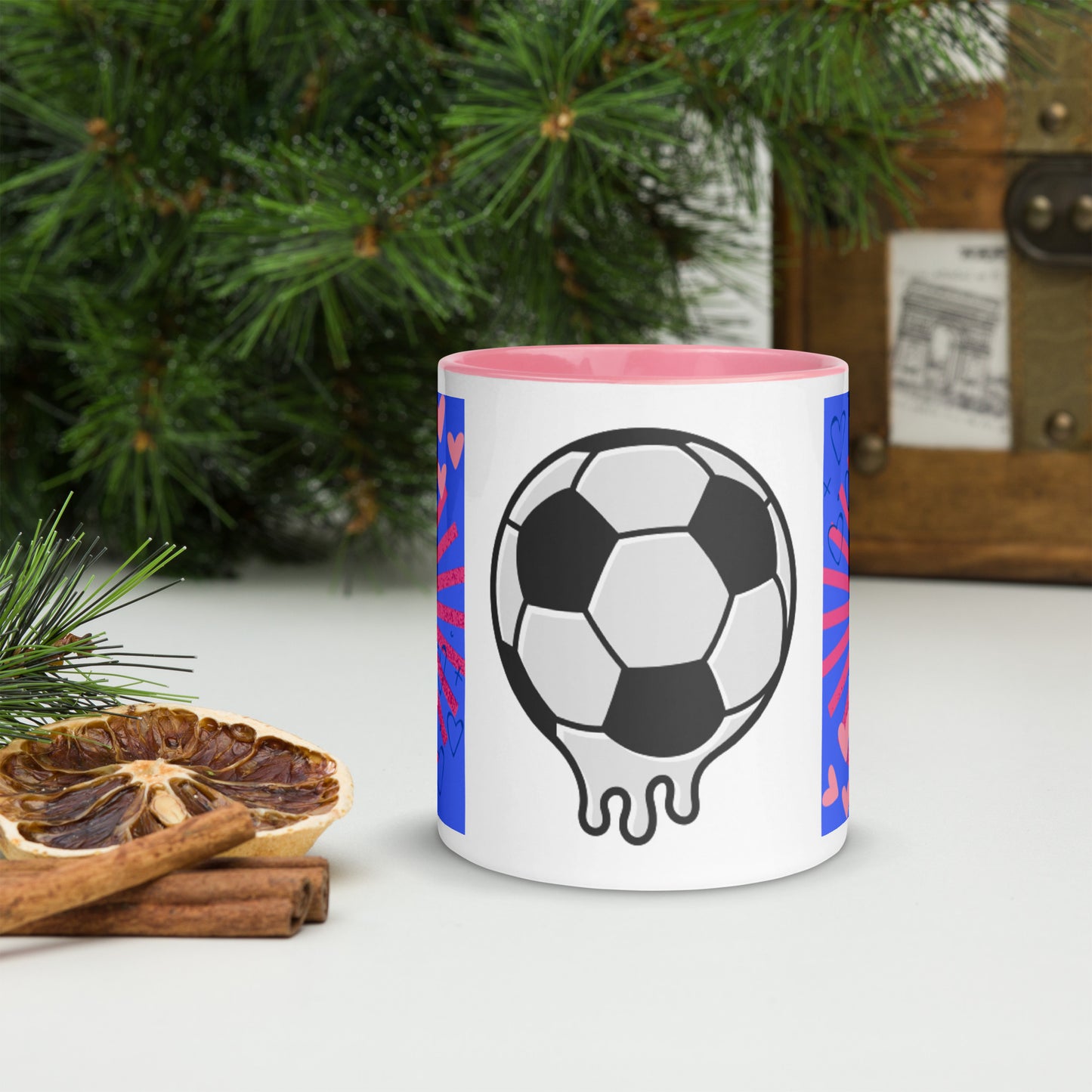 Mug *X* à Intérieur Coloré