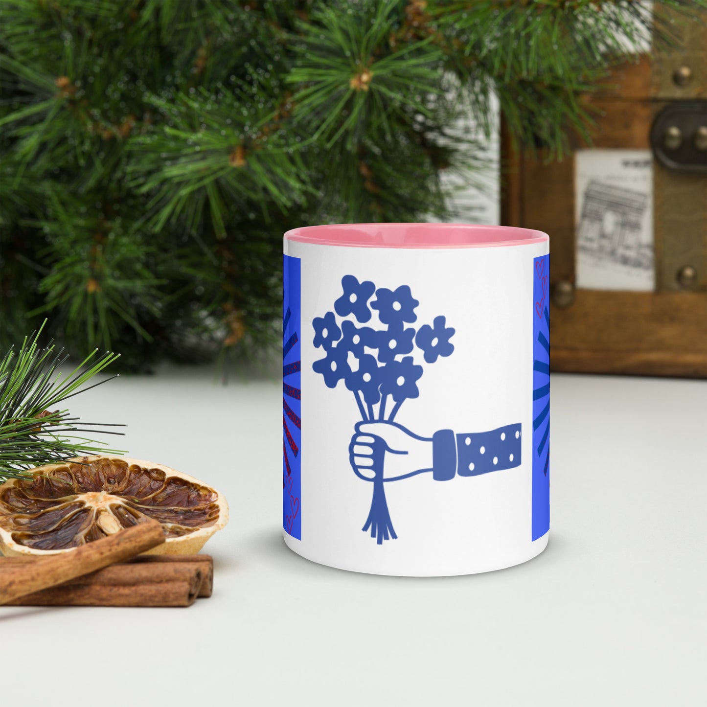 Mug *X à Intérieur Coloré