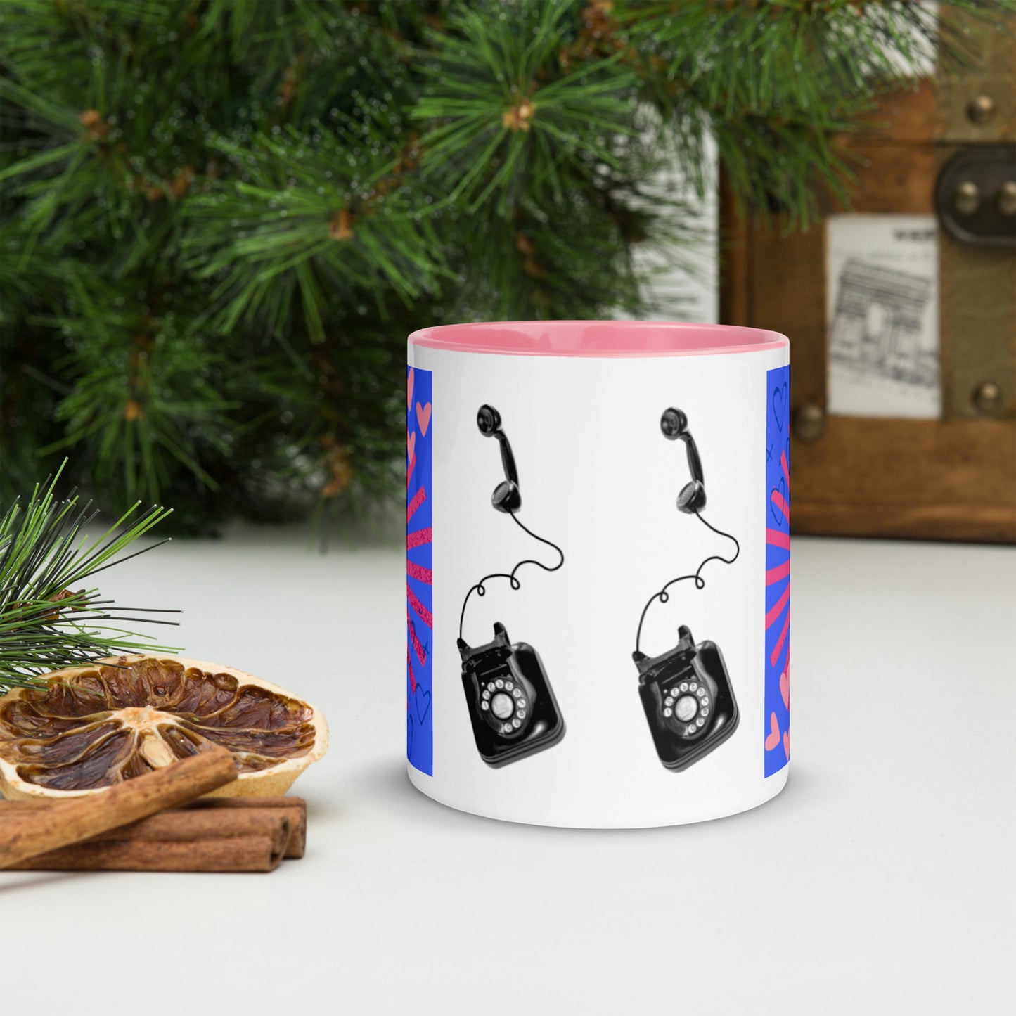 Mug *P* à Intérieur Coloré