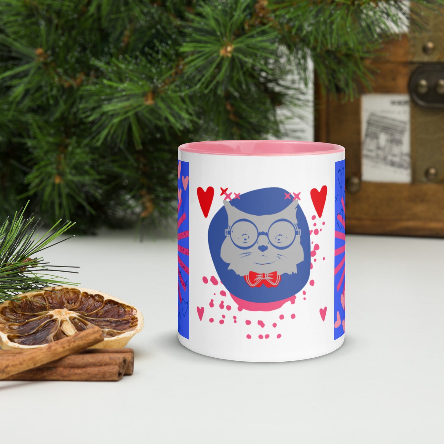 Mug *H* à Intérieur Coloré