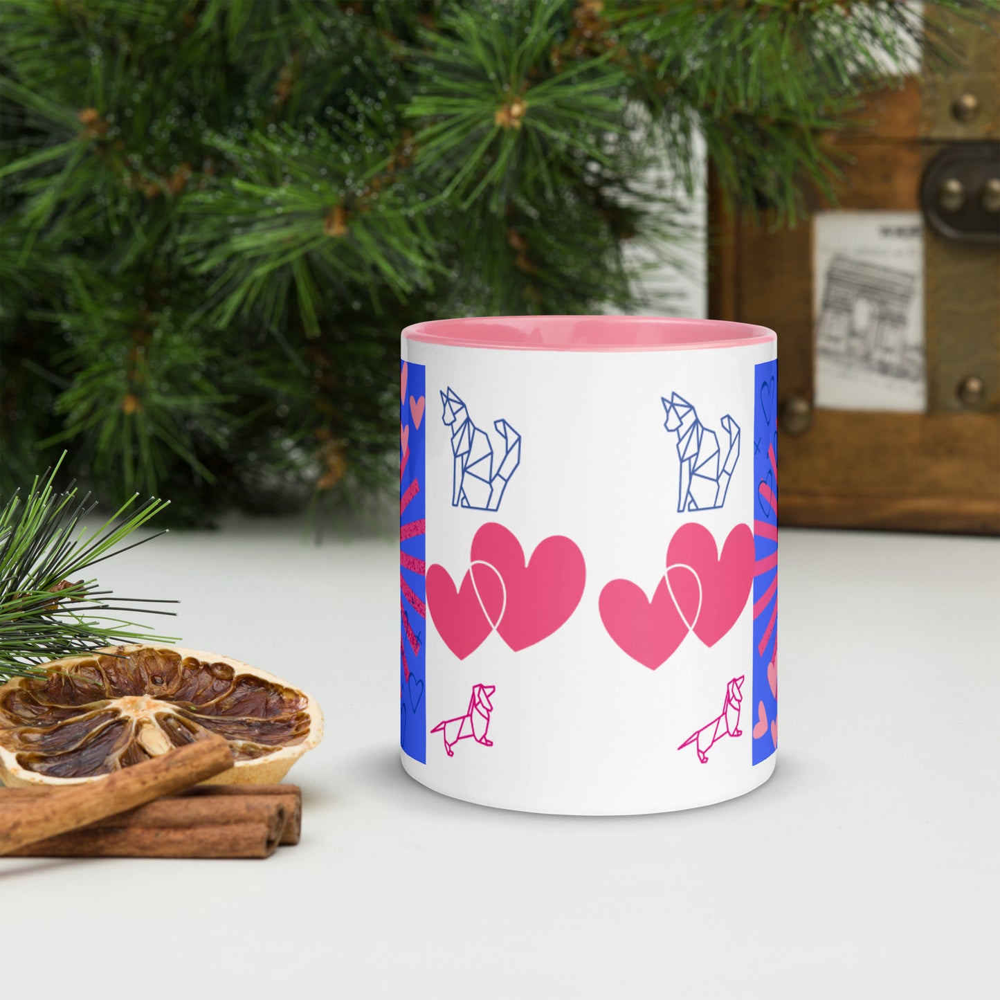 Mug *C* à Intérieur Coloré