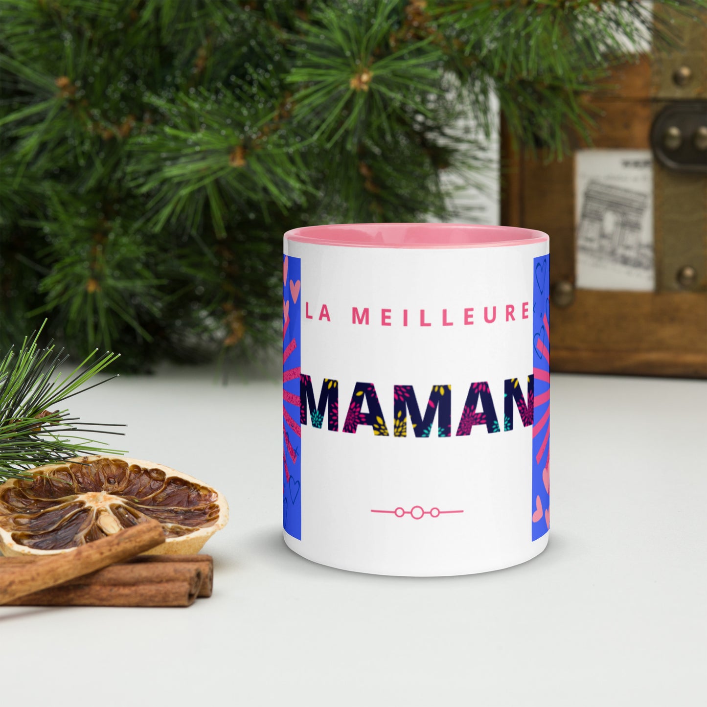 Mug *B* à Intérieur Coloré