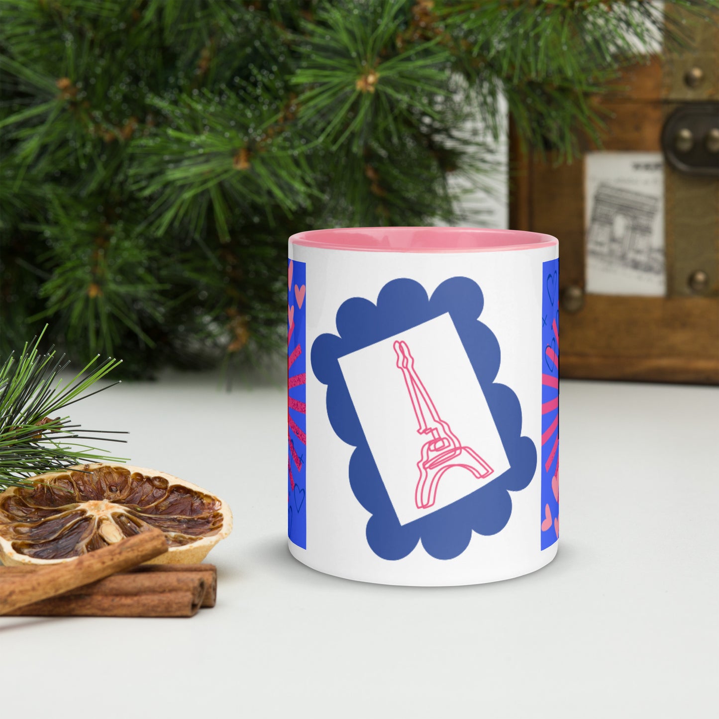 Mug *FRANCE* à Intérieur Coloré