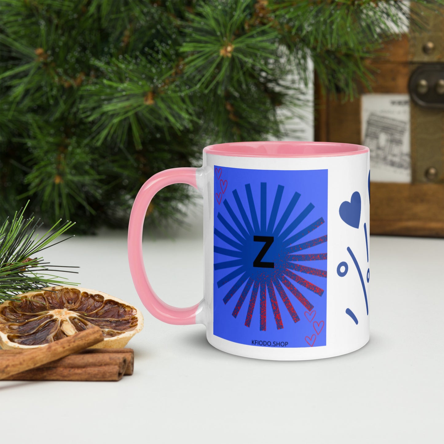 Mug *Z à Intérieur Coloré