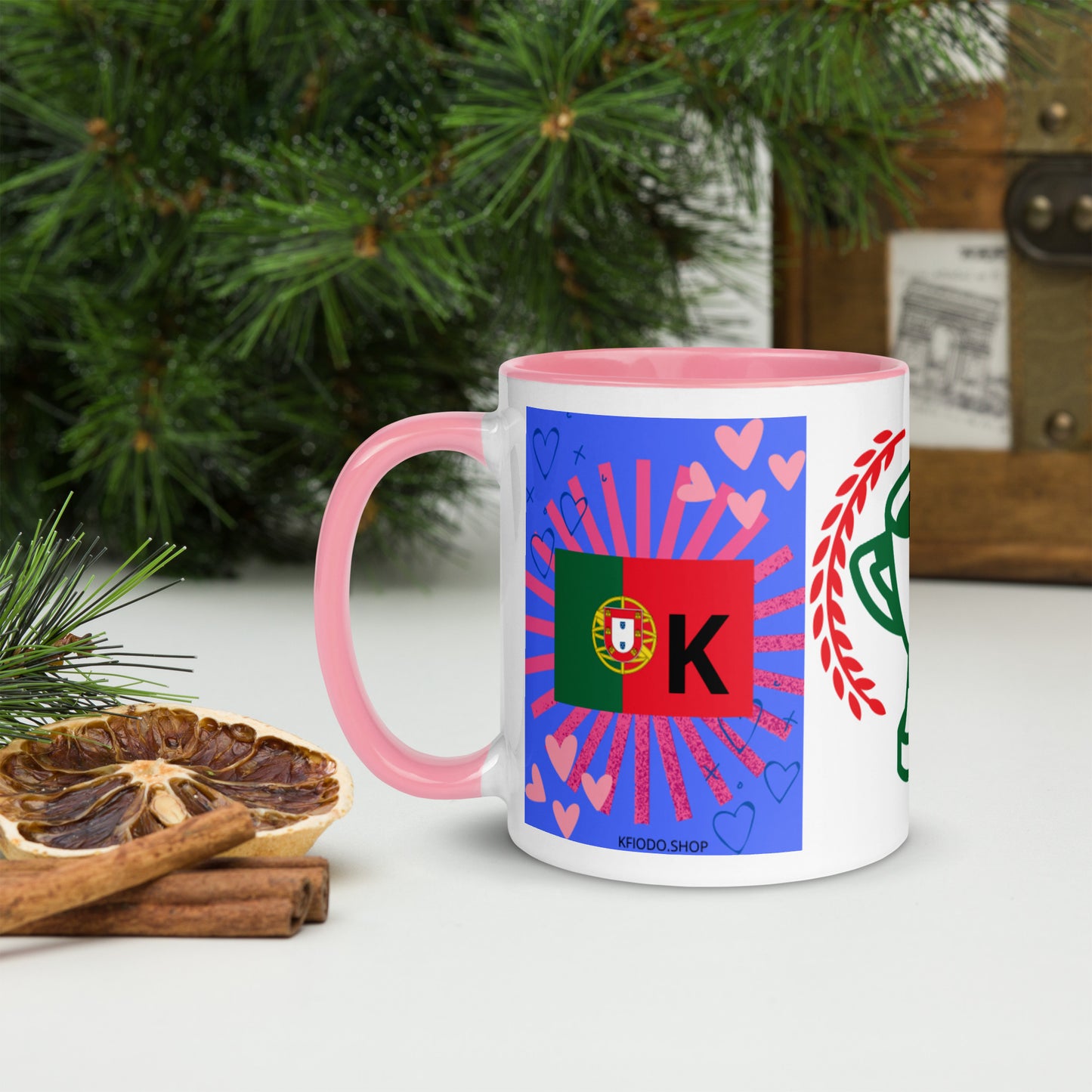 Mug *PORTUGAL* à Intérieur Coloré