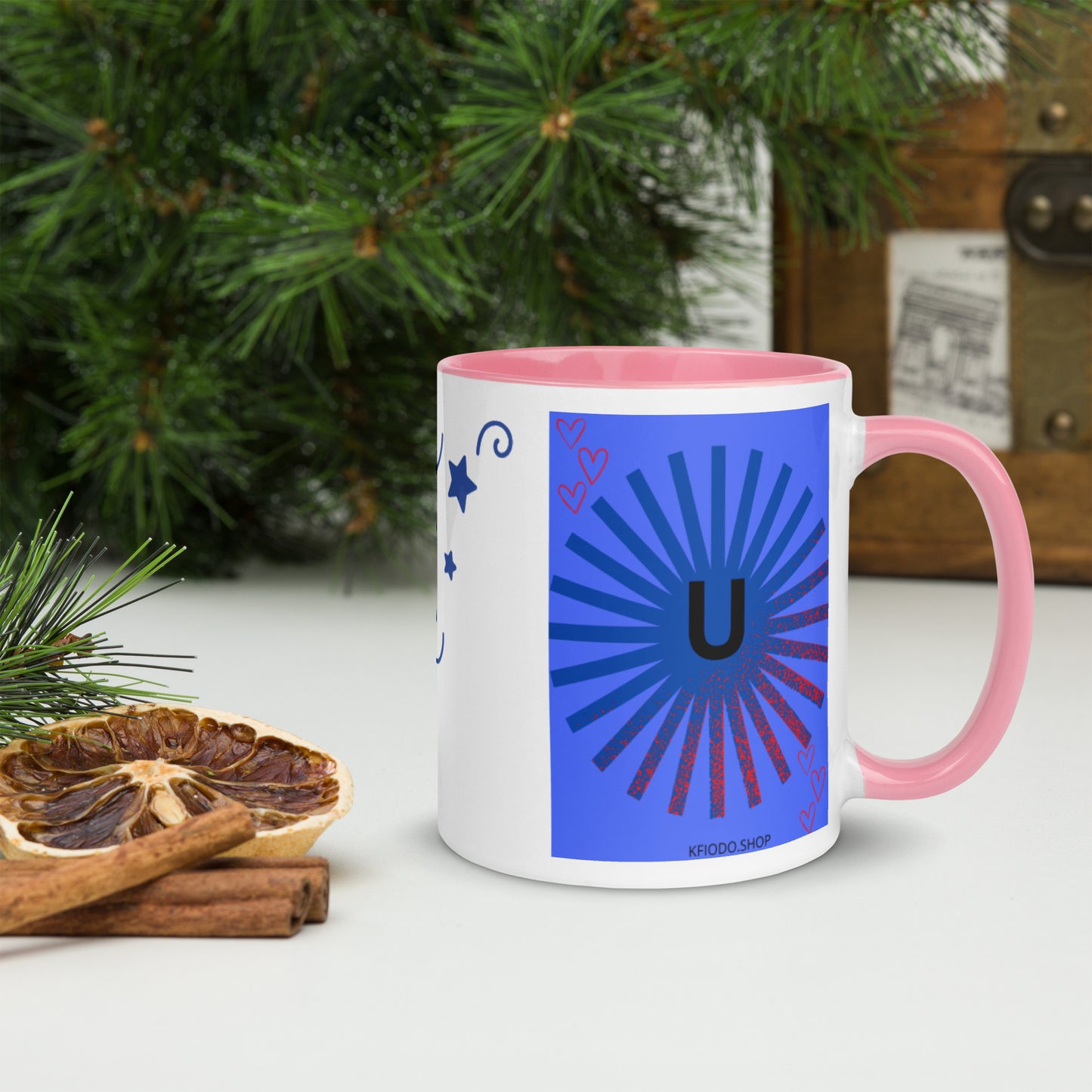 Mug *U à Intérieur Coloré