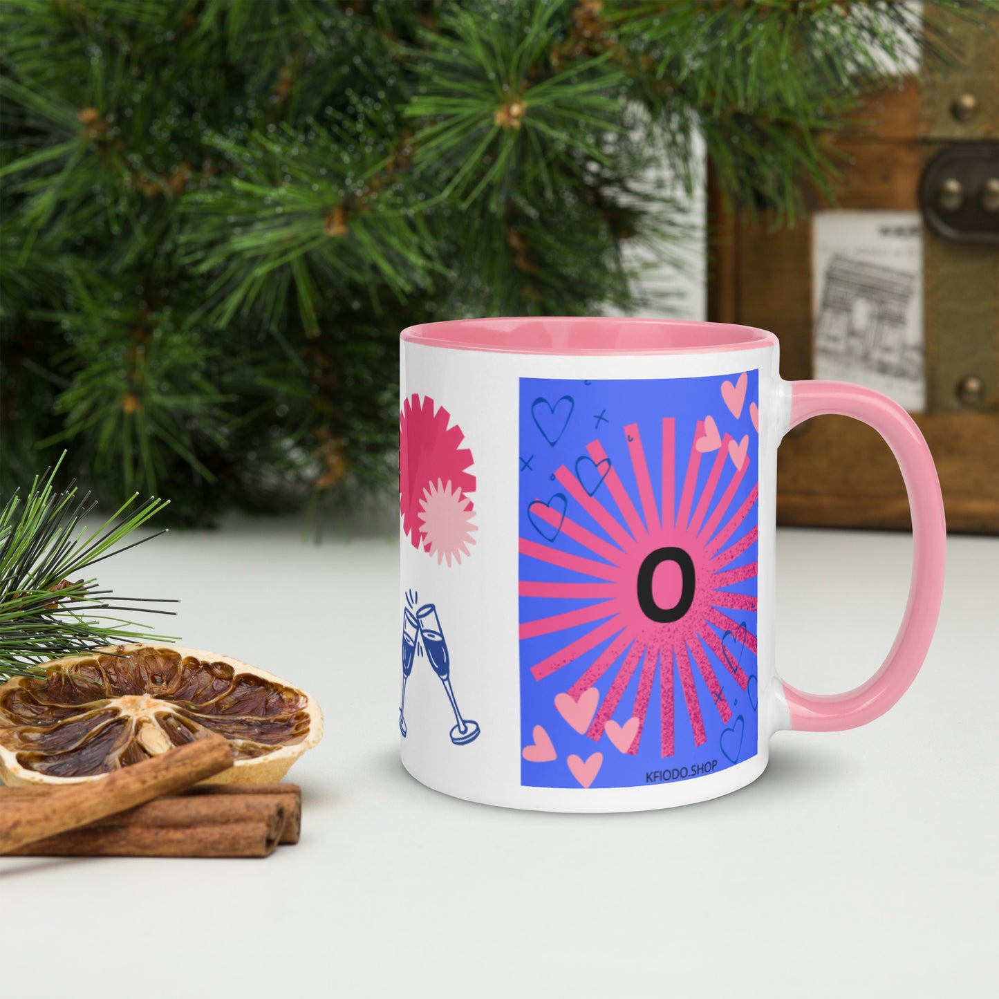 Mug *O* à Intérieur Coloré