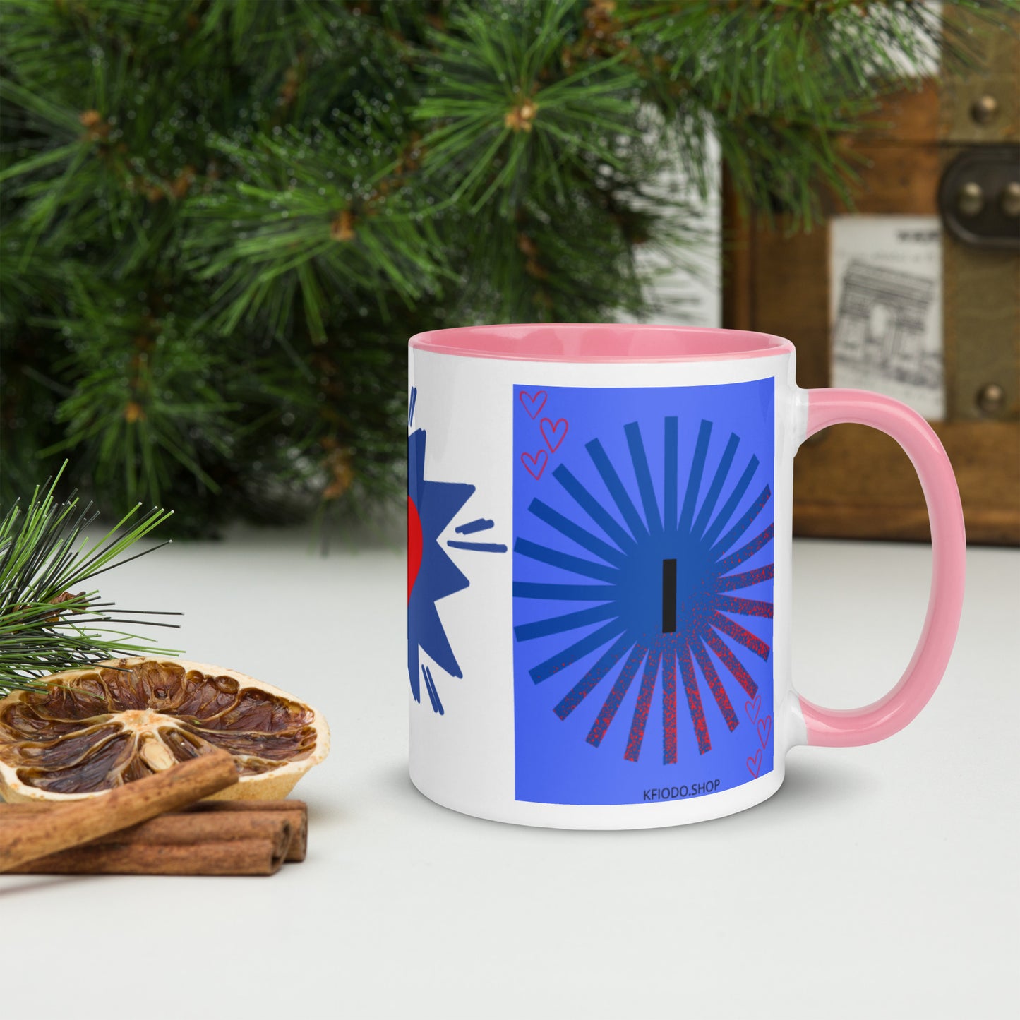 Mug *I à Intérieur Coloré