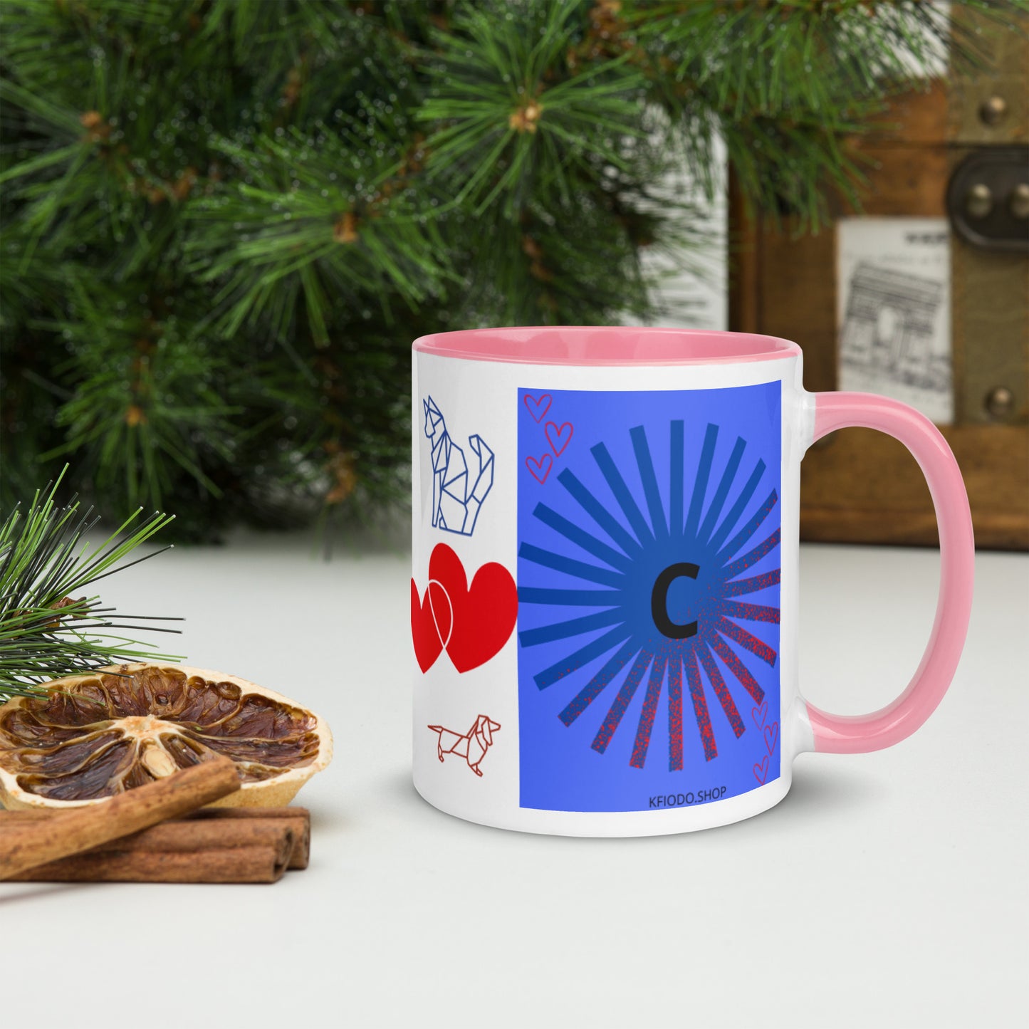 Mug *C à Intérieur Coloré