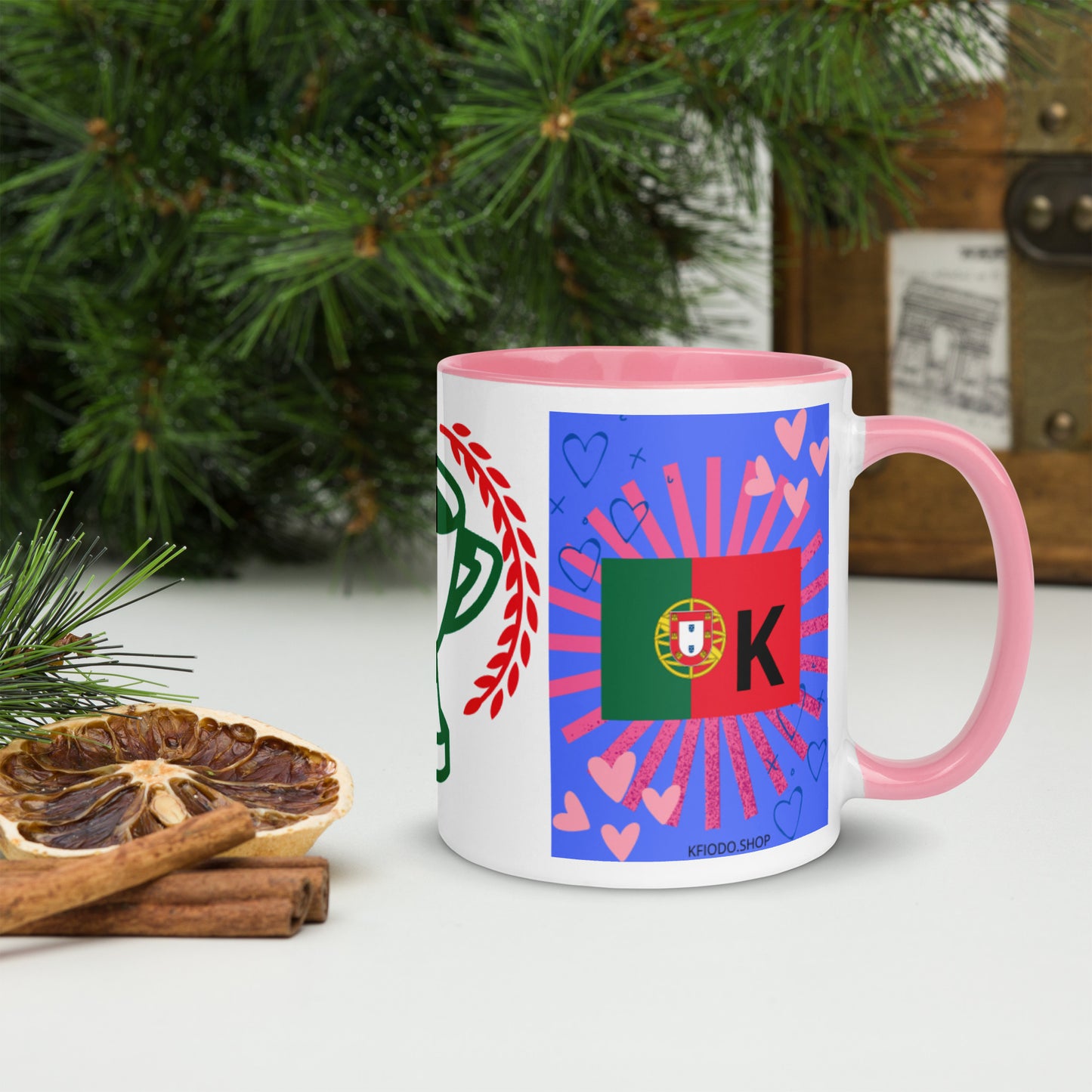 Mug *PORTUGAL* à Intérieur Coloré