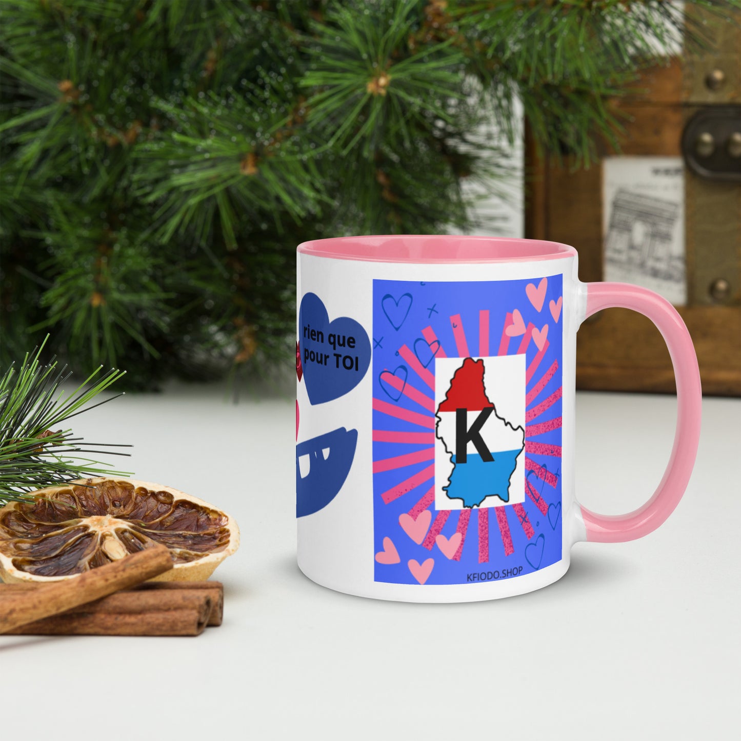 Mug *LUXEMBOURG* à Intérieur Coloré