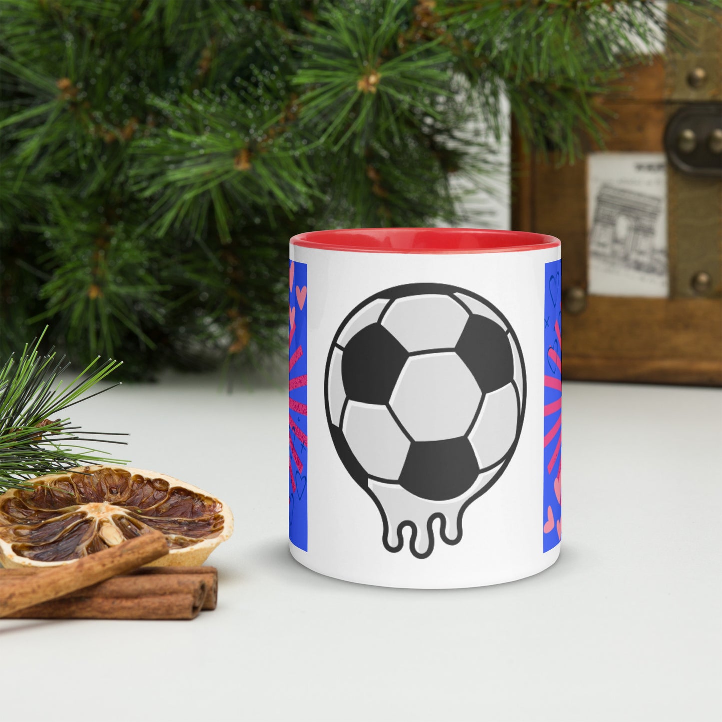 Mug *X* à Intérieur Coloré