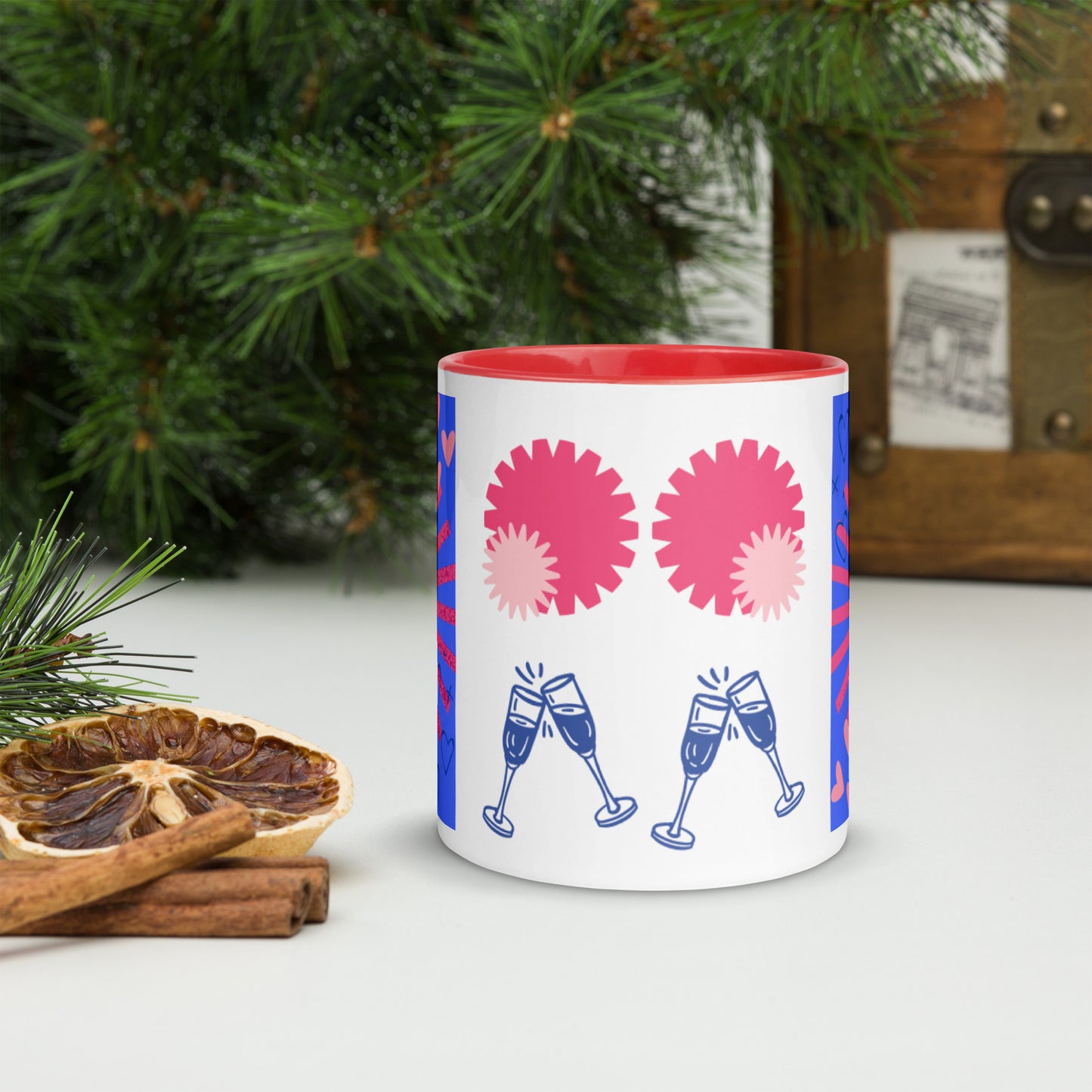 Mug *O* à Intérieur Coloré