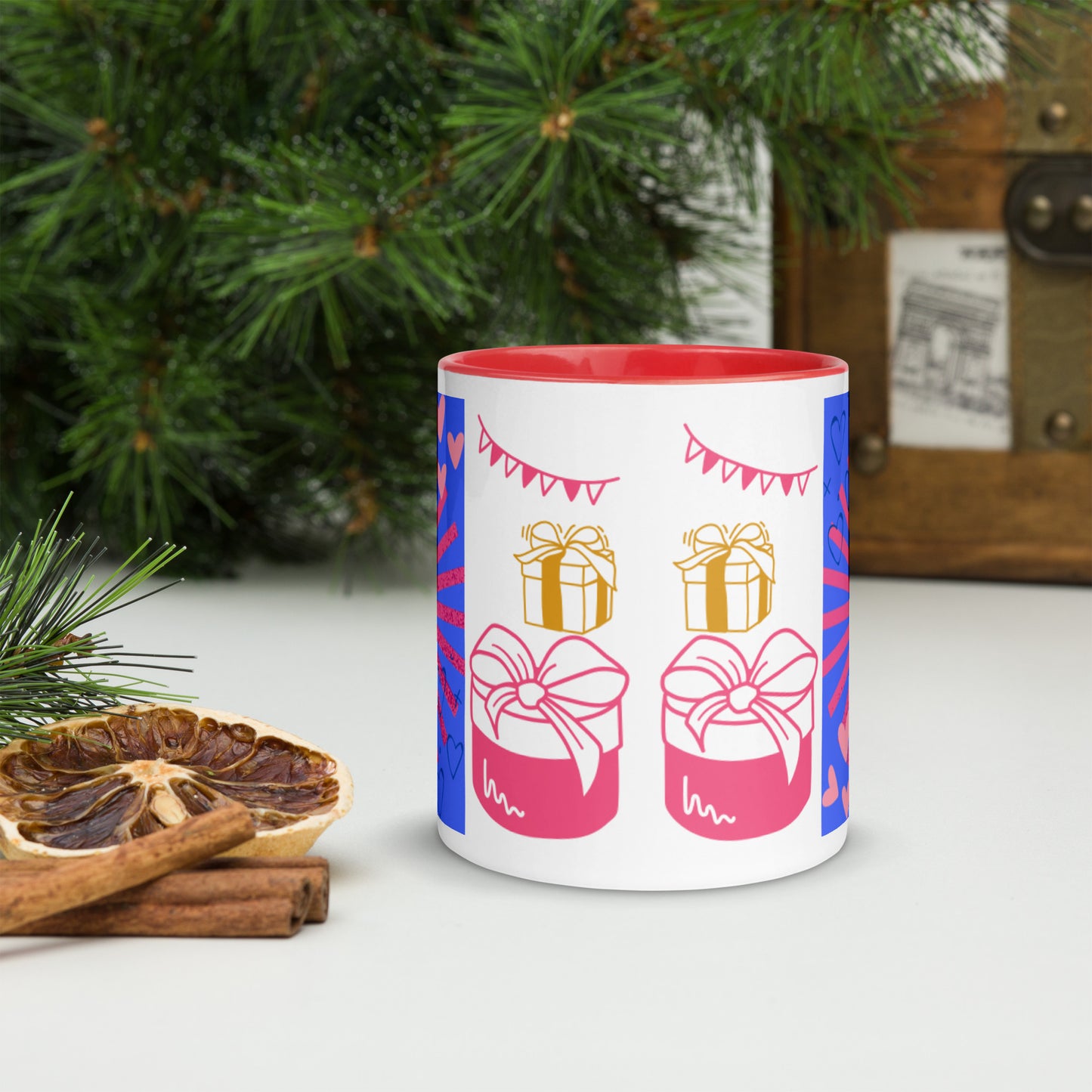 Mug *M* à Intérieur Coloré