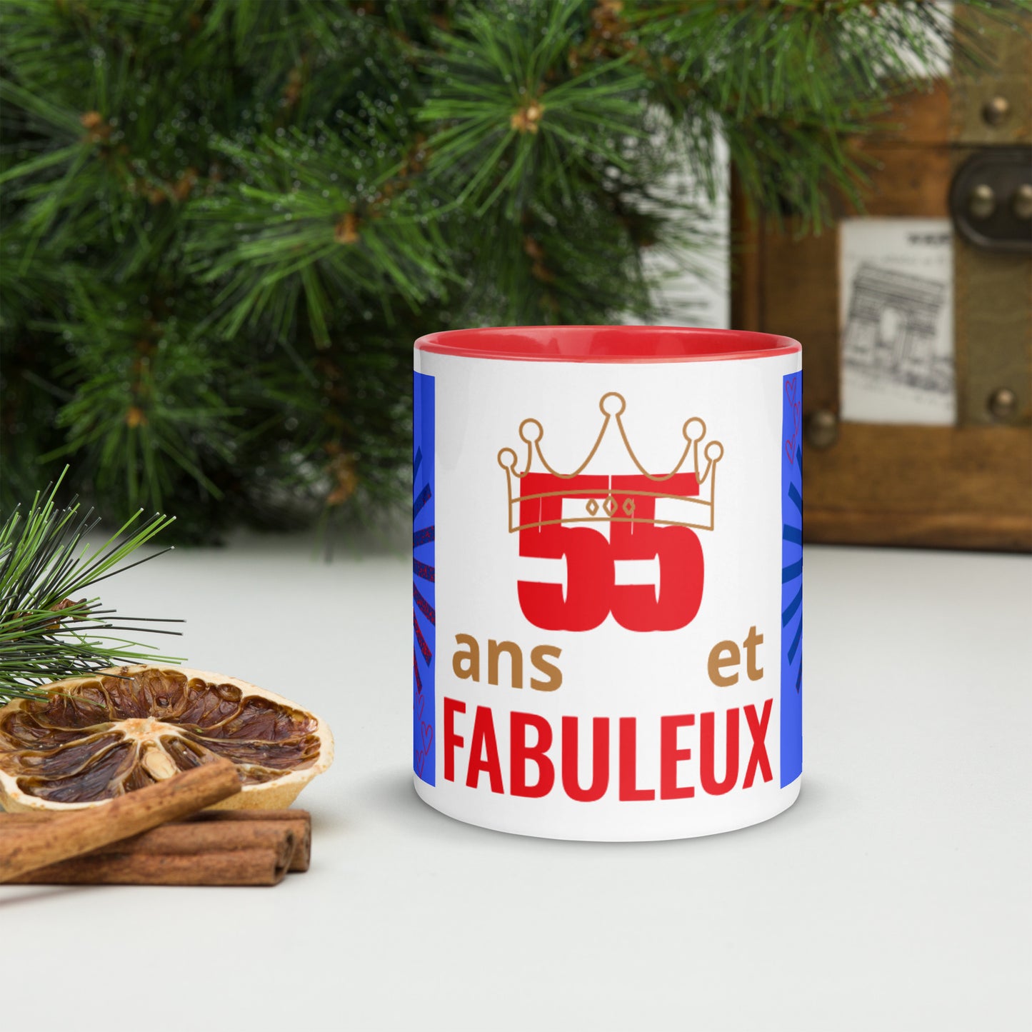 Mug *J à Intérieur Coloré