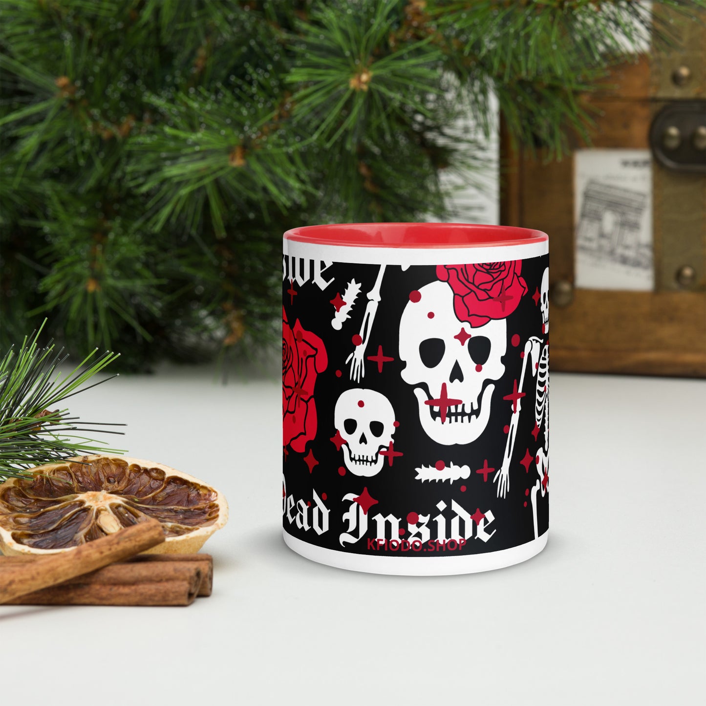 Mug à Intérieur Coloré *SKULL #9
