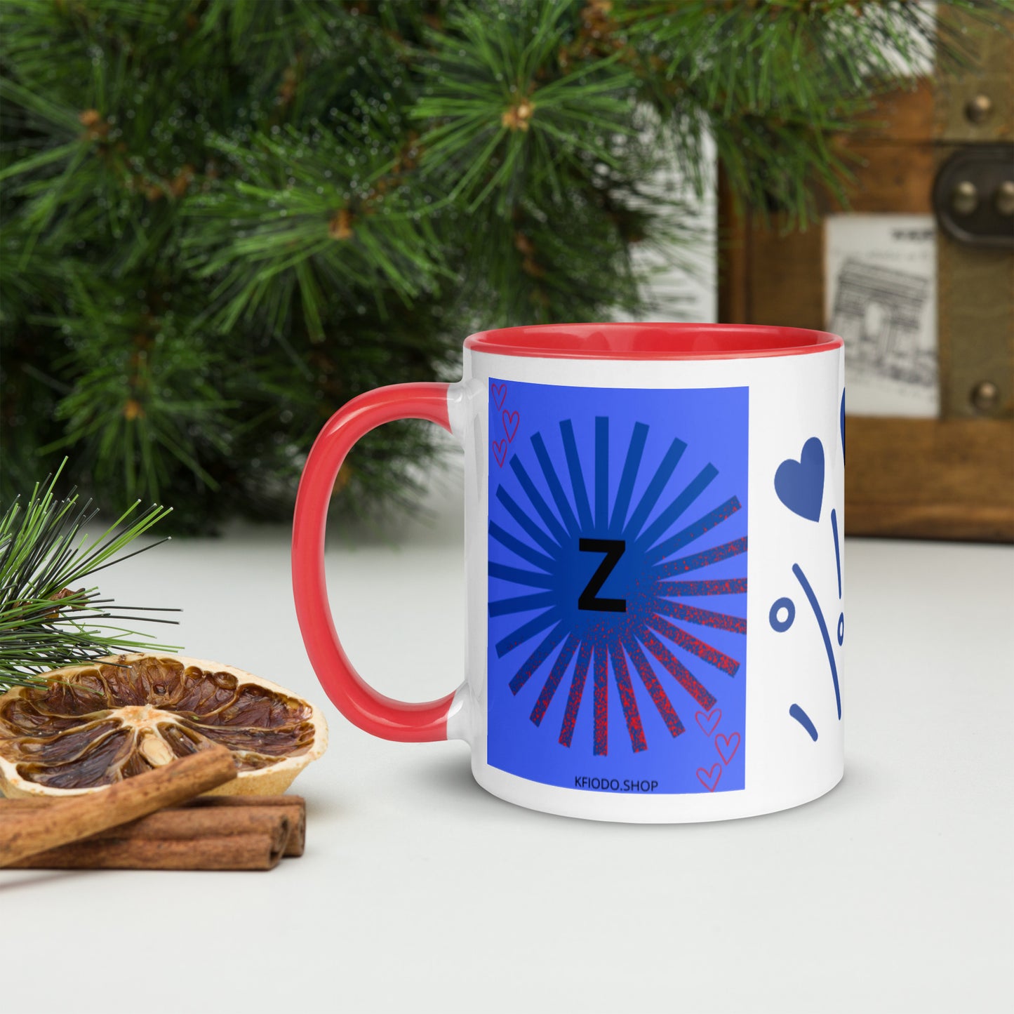 Mug *Z à Intérieur Coloré