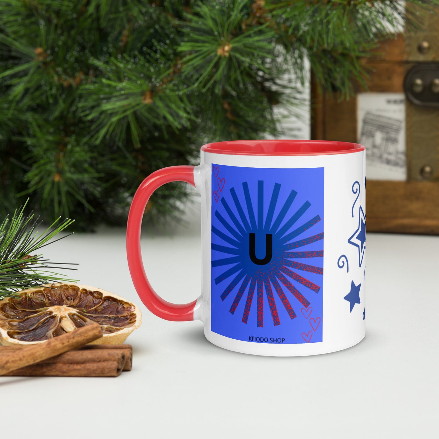 Mug *U à Intérieur Coloré