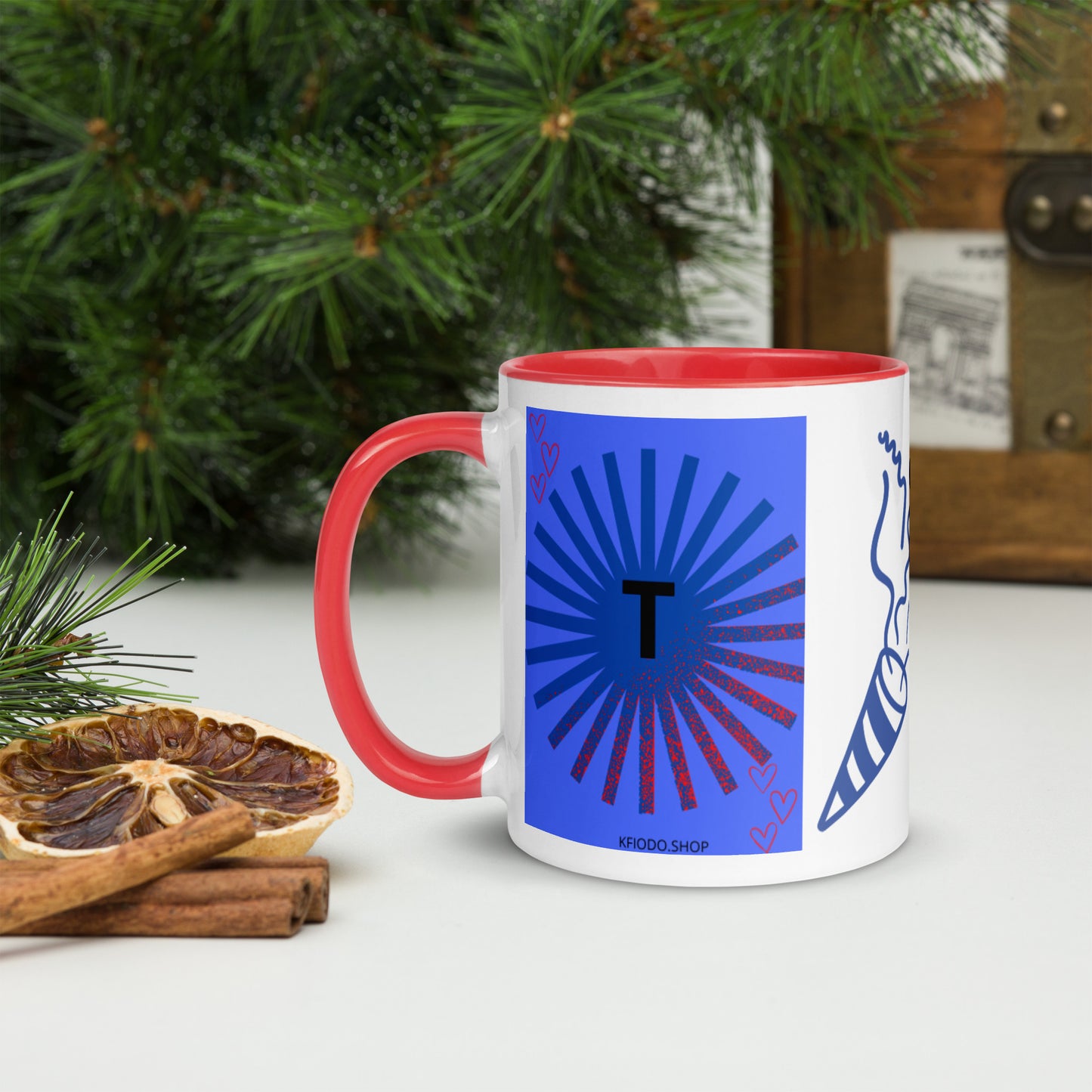 Mug *T à Intérieur Coloré