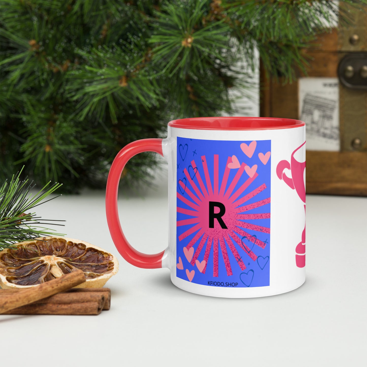 Mug *R* à Intérieur Coloré