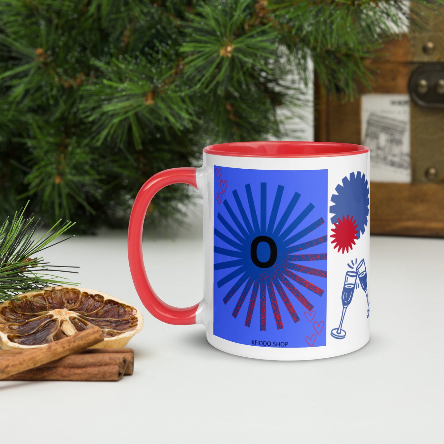 Mug *O à Intérieur Coloré