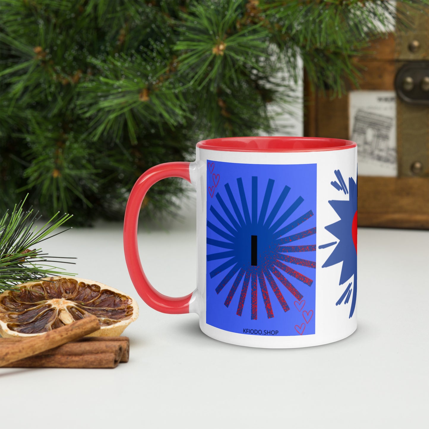 Mug *I à Intérieur Coloré