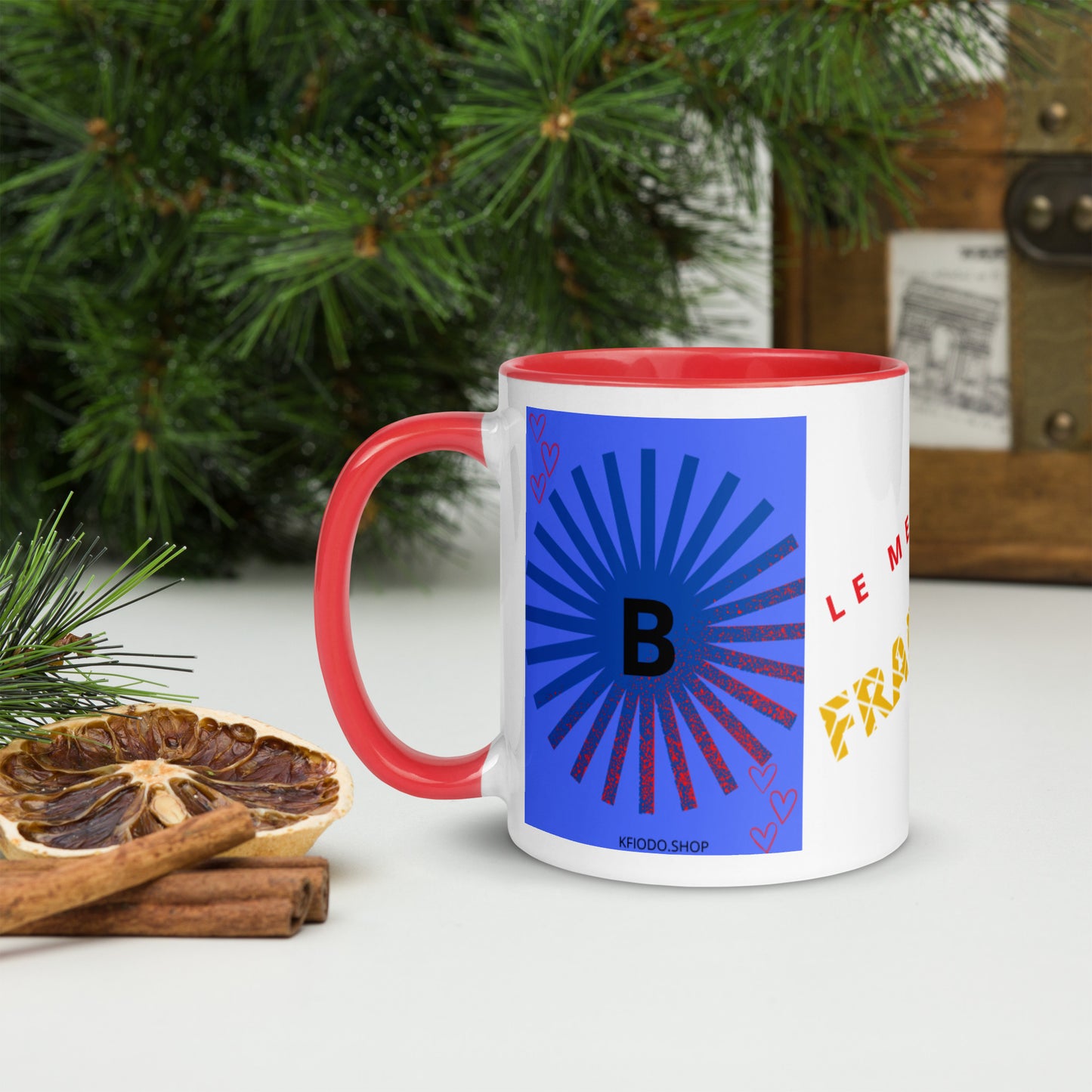 Mug *B à Intérieur Coloré