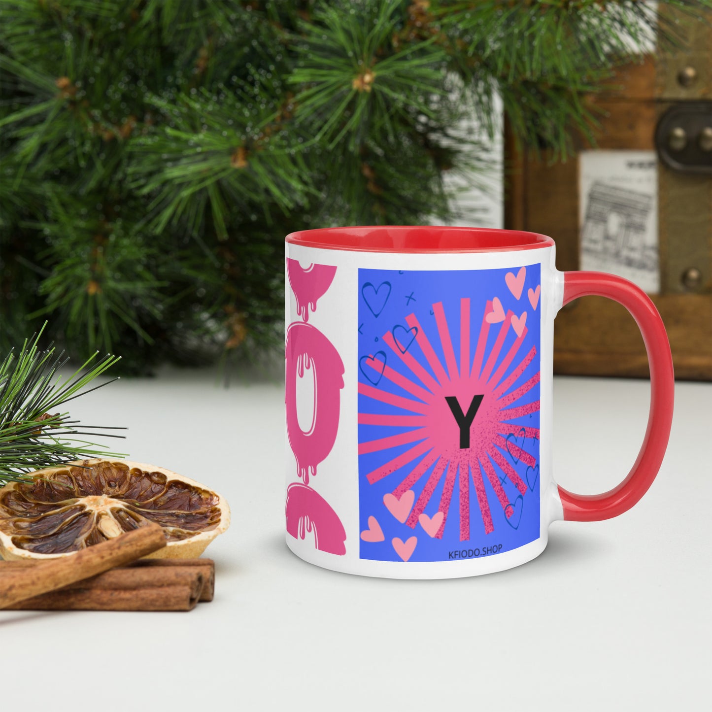 Mug *Y* à Intérieur Coloré