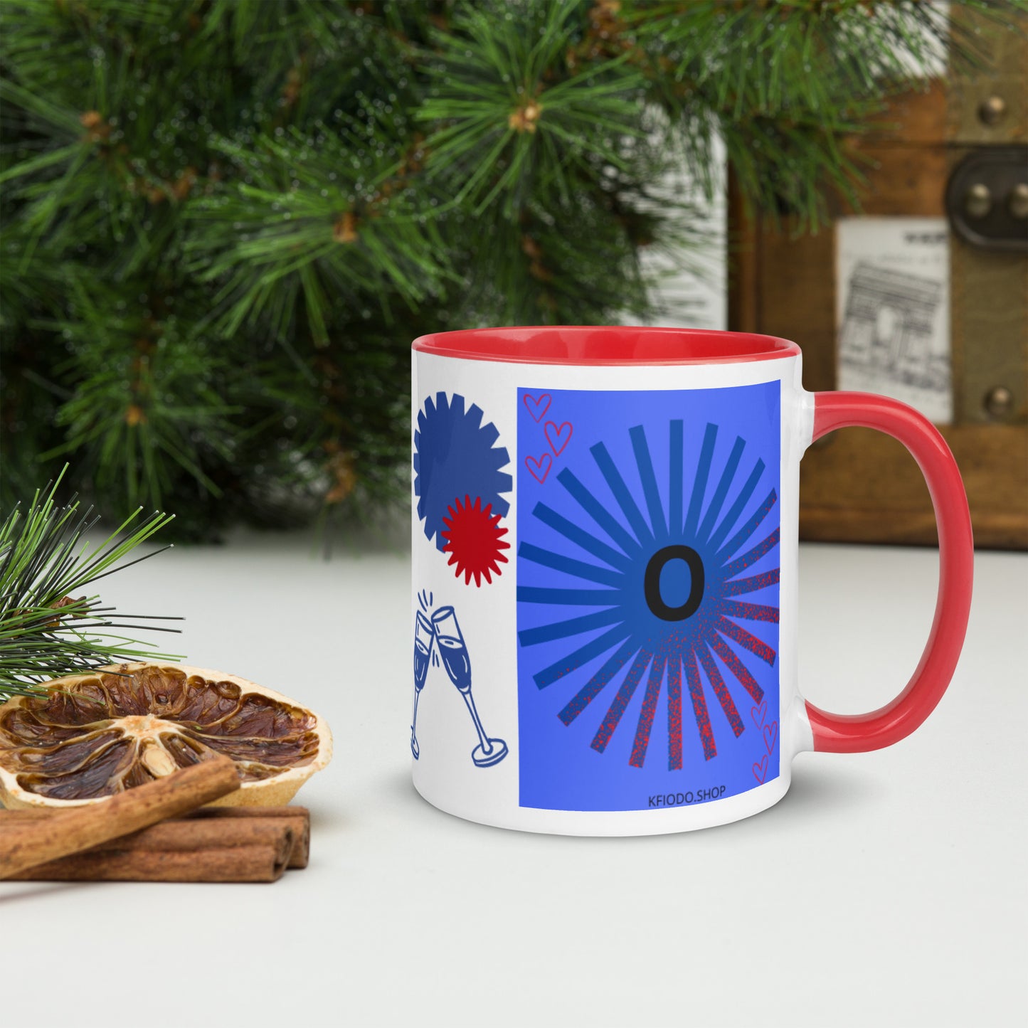 Mug *O à Intérieur Coloré