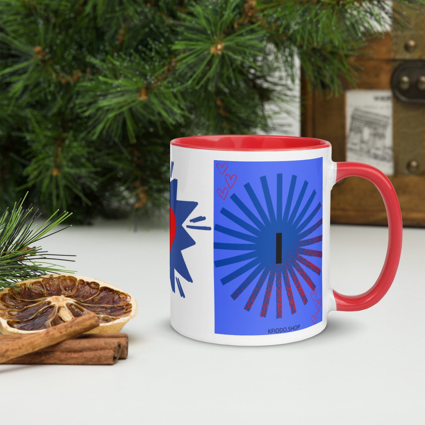 Mug *I à Intérieur Coloré