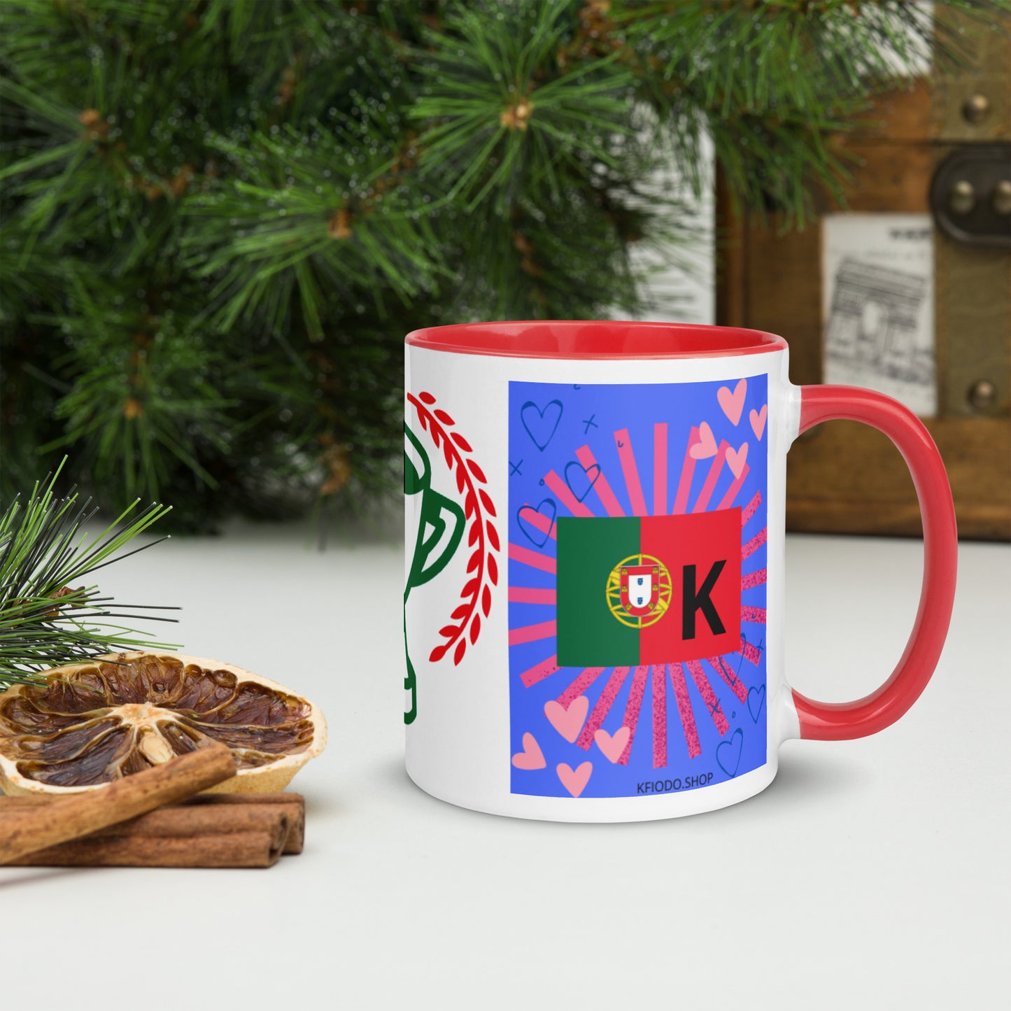 Mug *PORTUGAL* à Intérieur Coloré