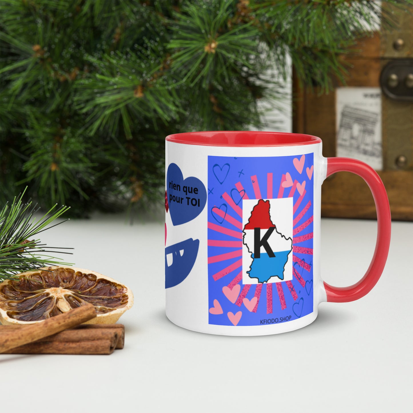 Mug *LUXEMBOURG* à Intérieur Coloré