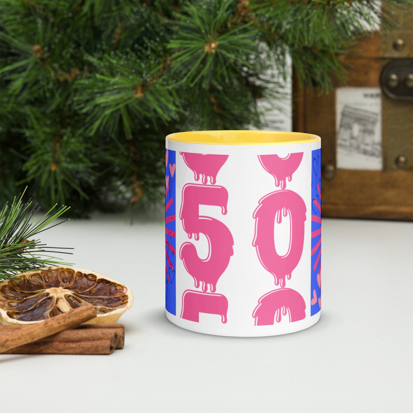 Mug *Y* à Intérieur Coloré