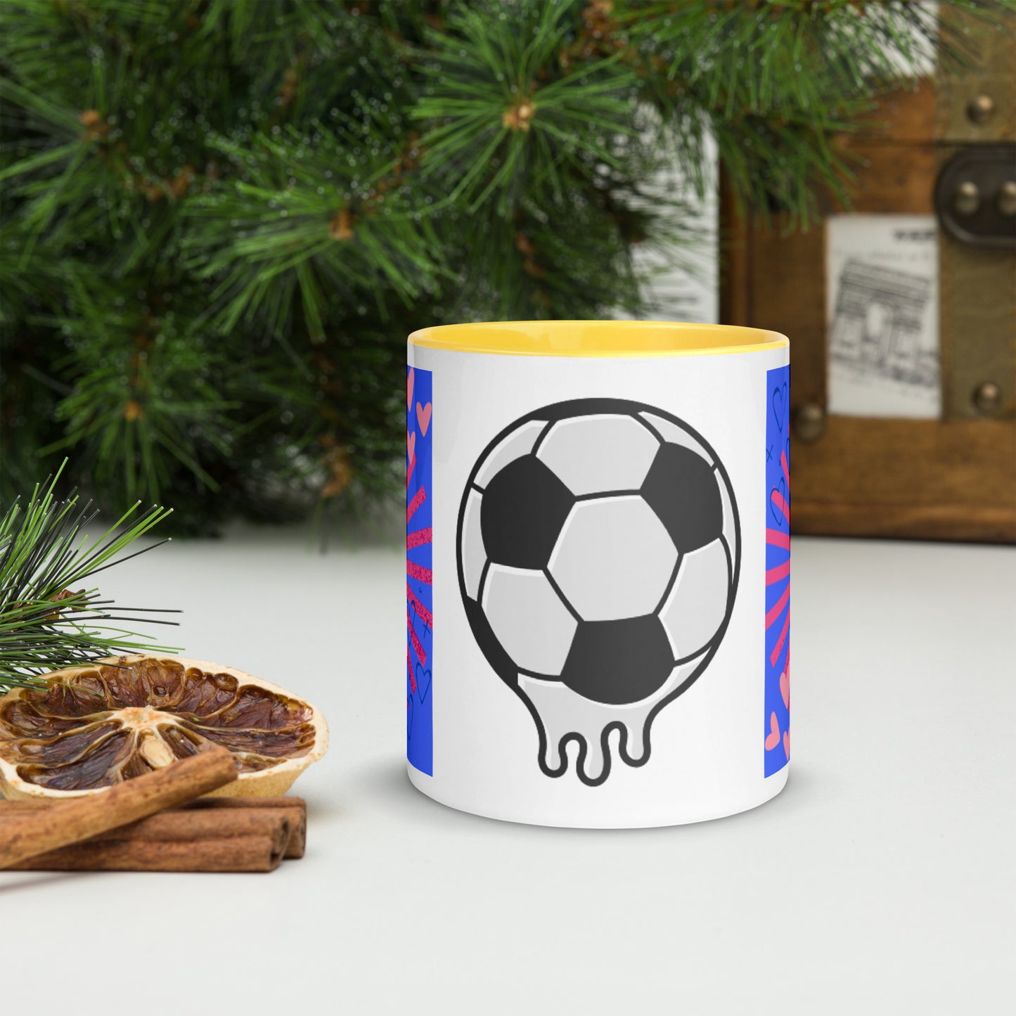 Mug *X* à Intérieur Coloré