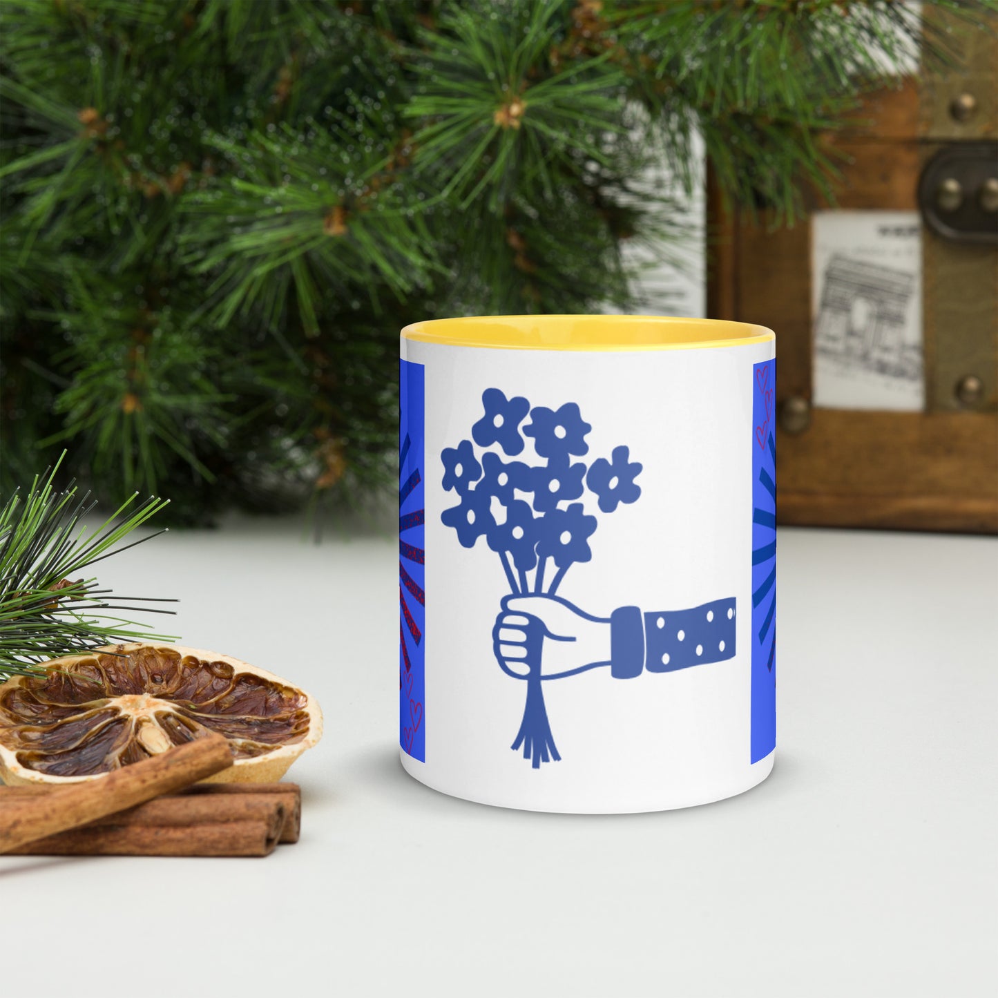 Mug *X à Intérieur Coloré