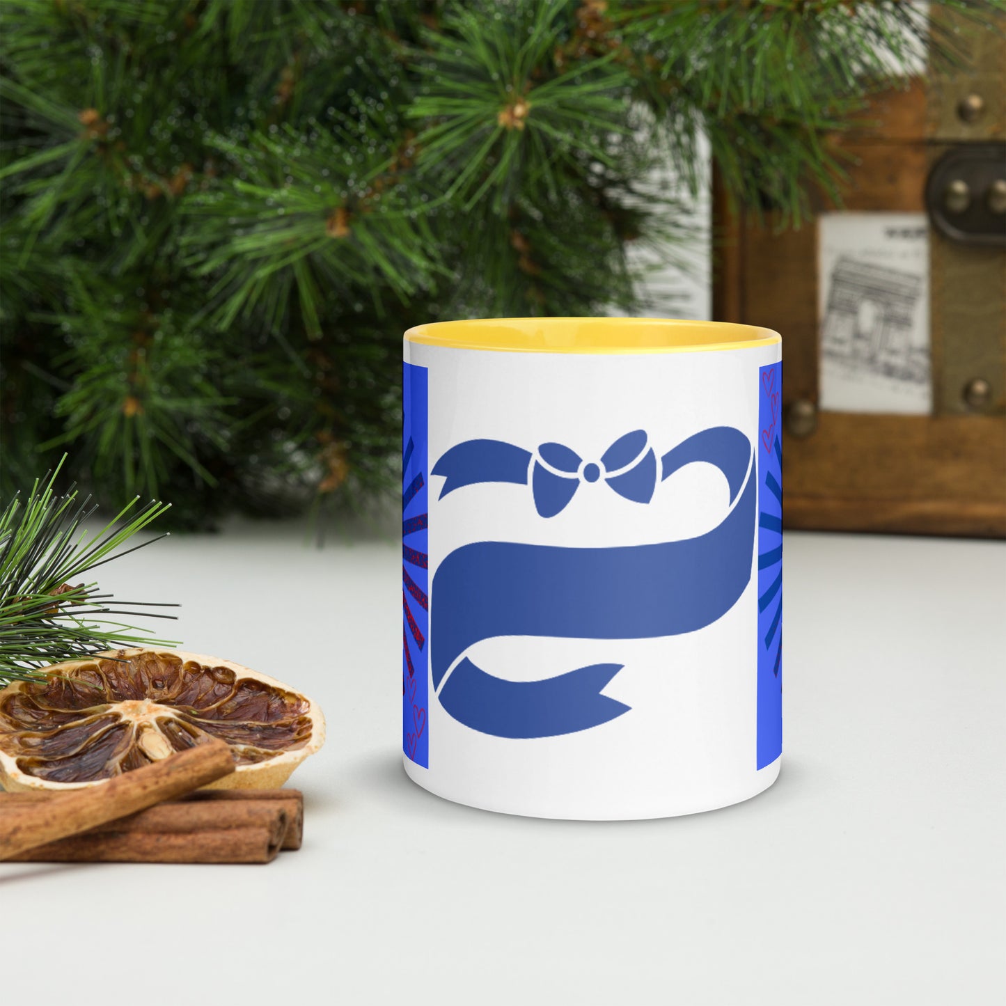 Mug *Q à Intérieur Coloré