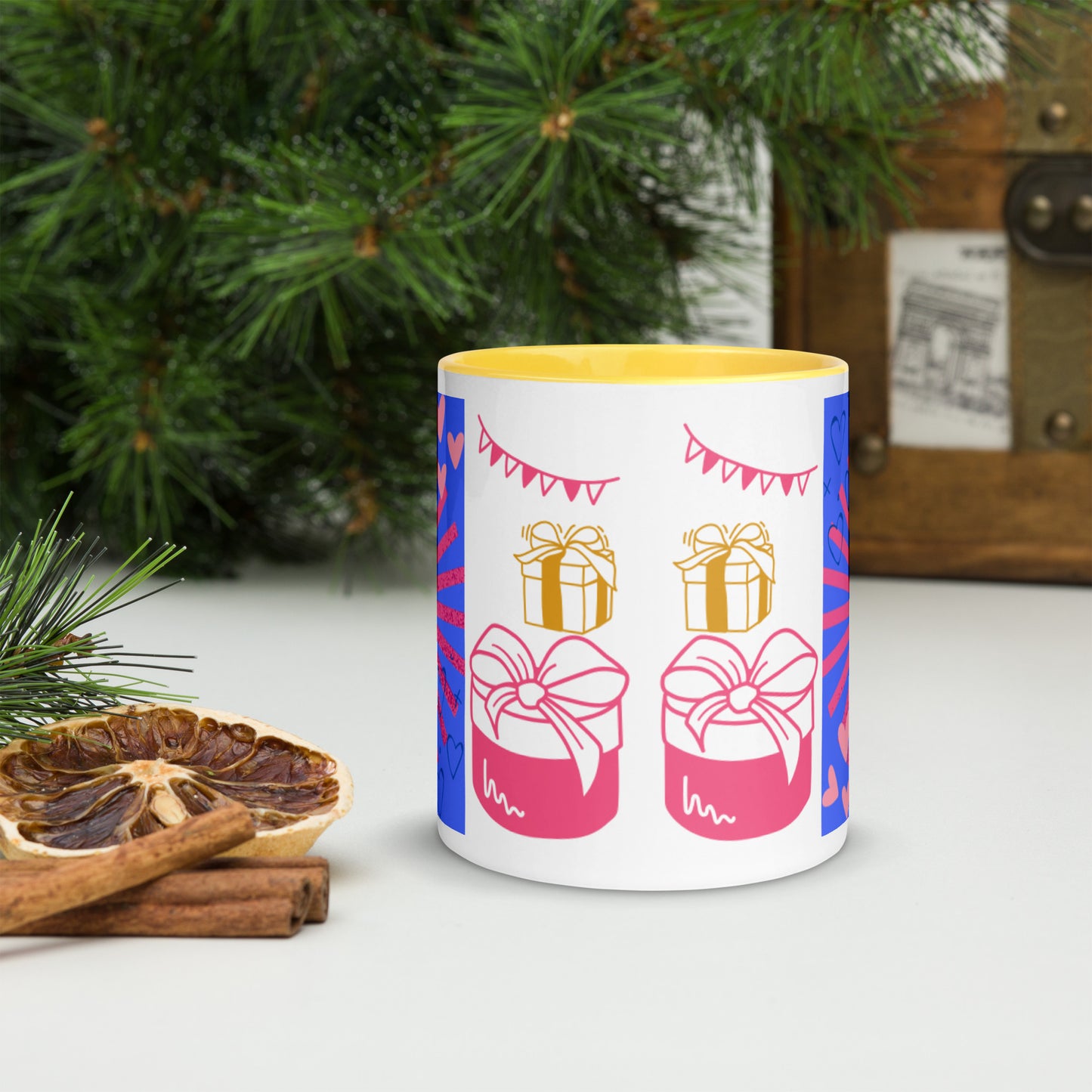 Mug *M* à Intérieur Coloré