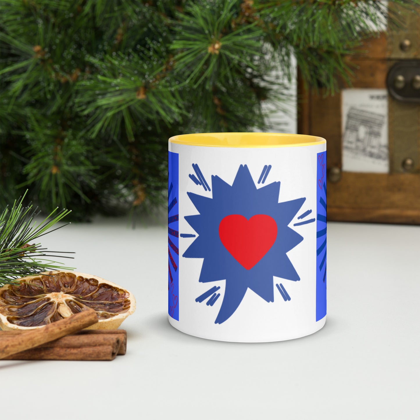 Mug *I à Intérieur Coloré