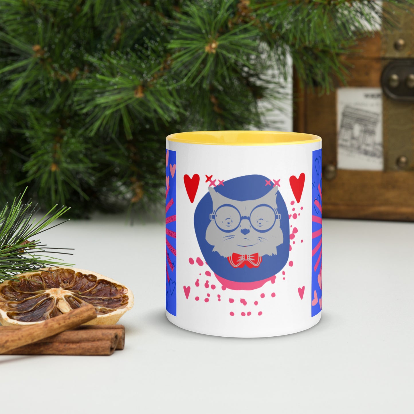 Mug *H* à Intérieur Coloré